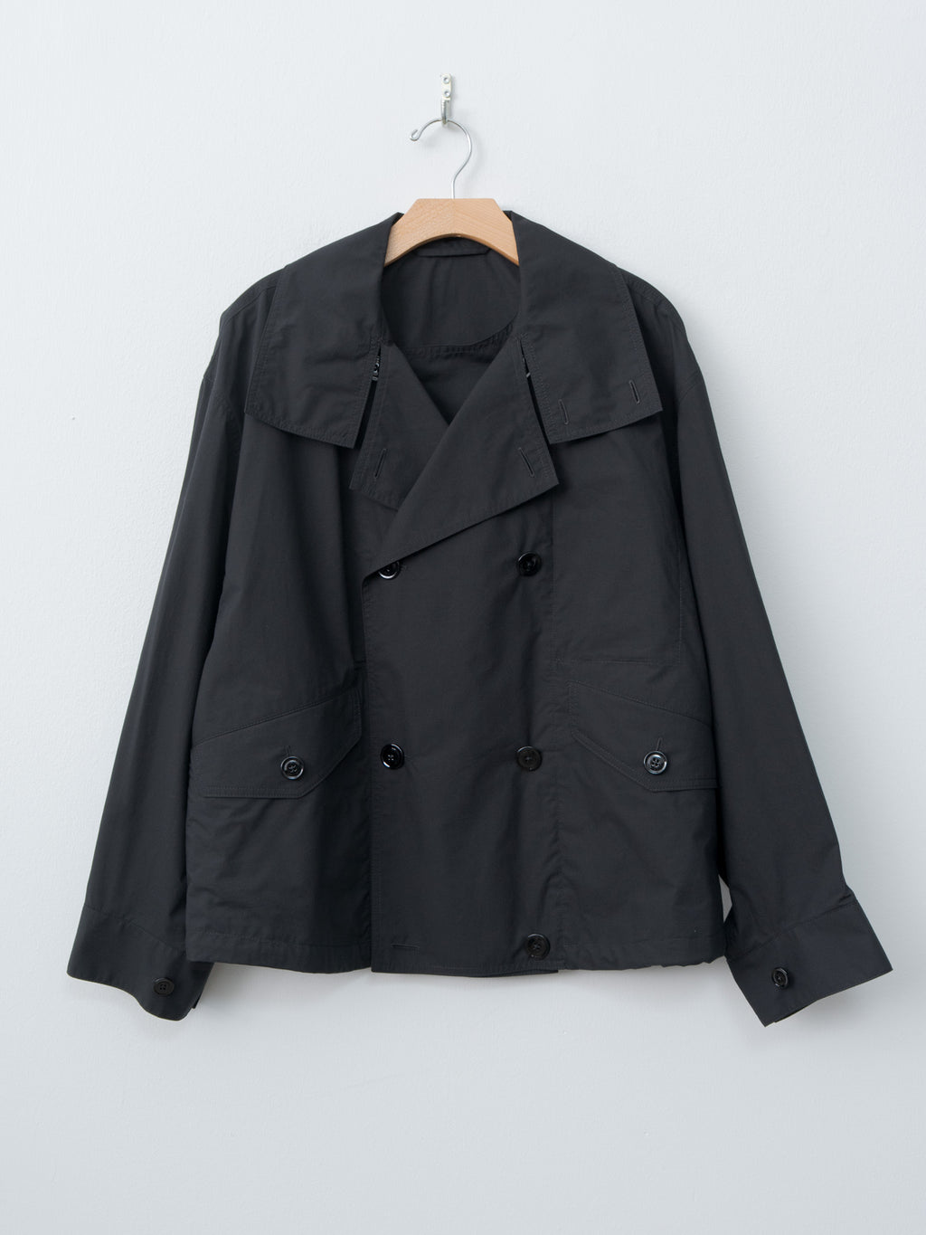 Namu Shop - Lemaire Double Flap Light Blouson - Black