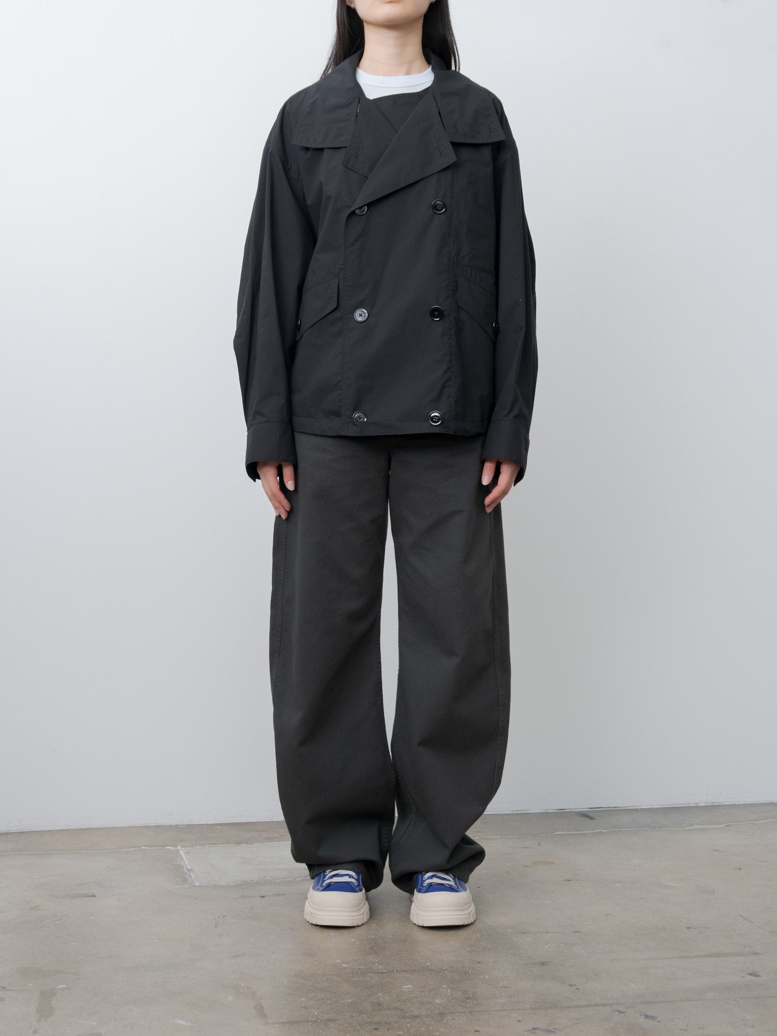 Namu Shop - Lemaire Double Flap Light Blouson - Black
