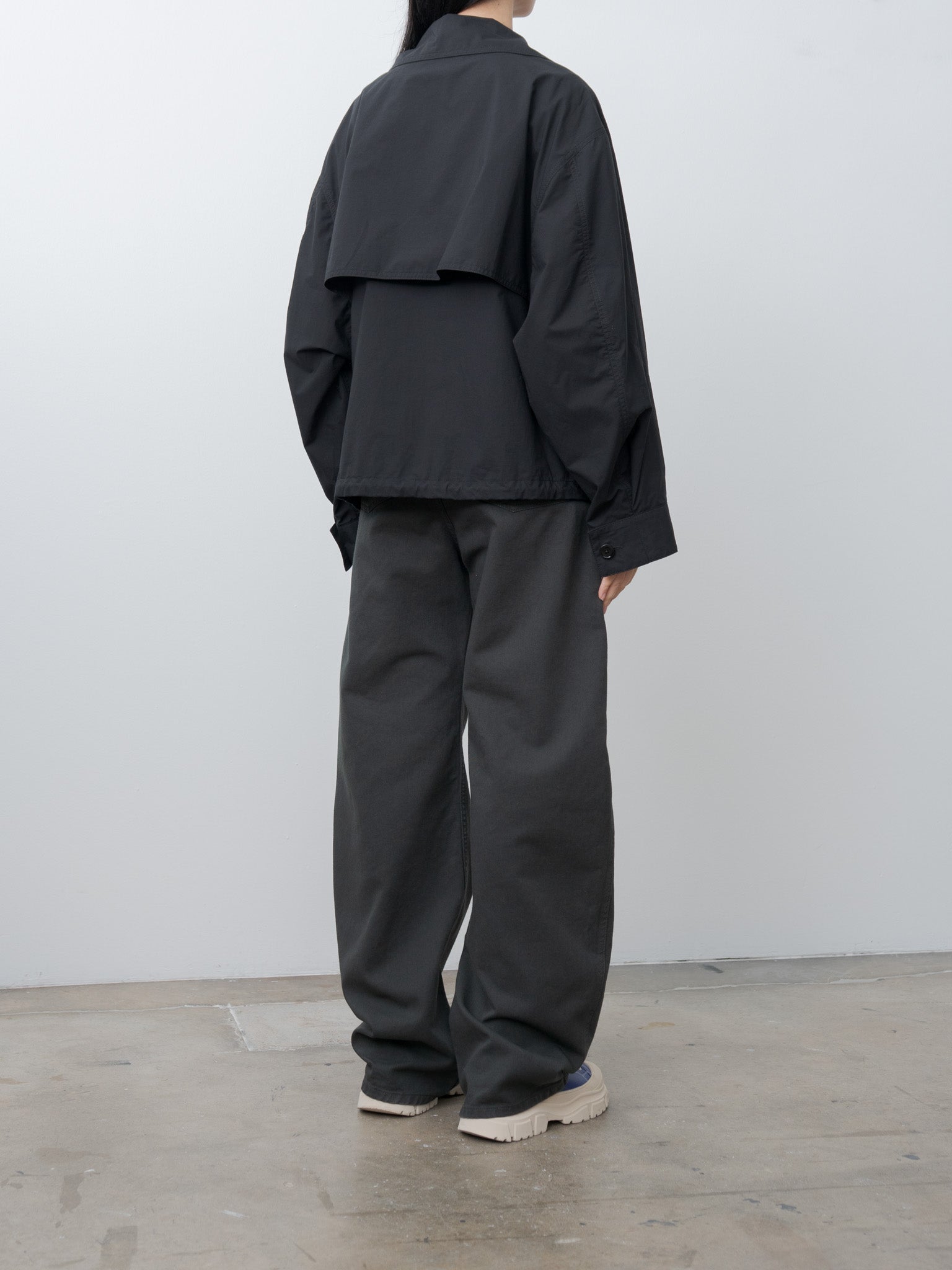 Namu Shop - Lemaire Double Flap Light Blouson - Black