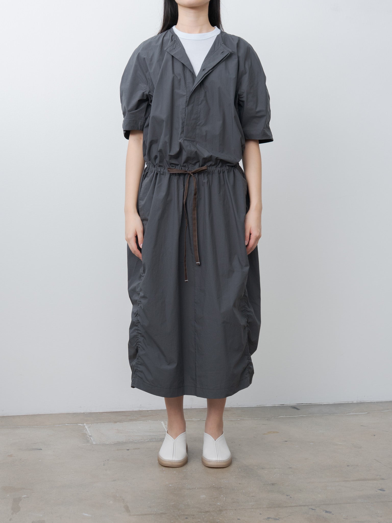 Namu Shop - Lemaire Linoleum Piped Sneakers - White