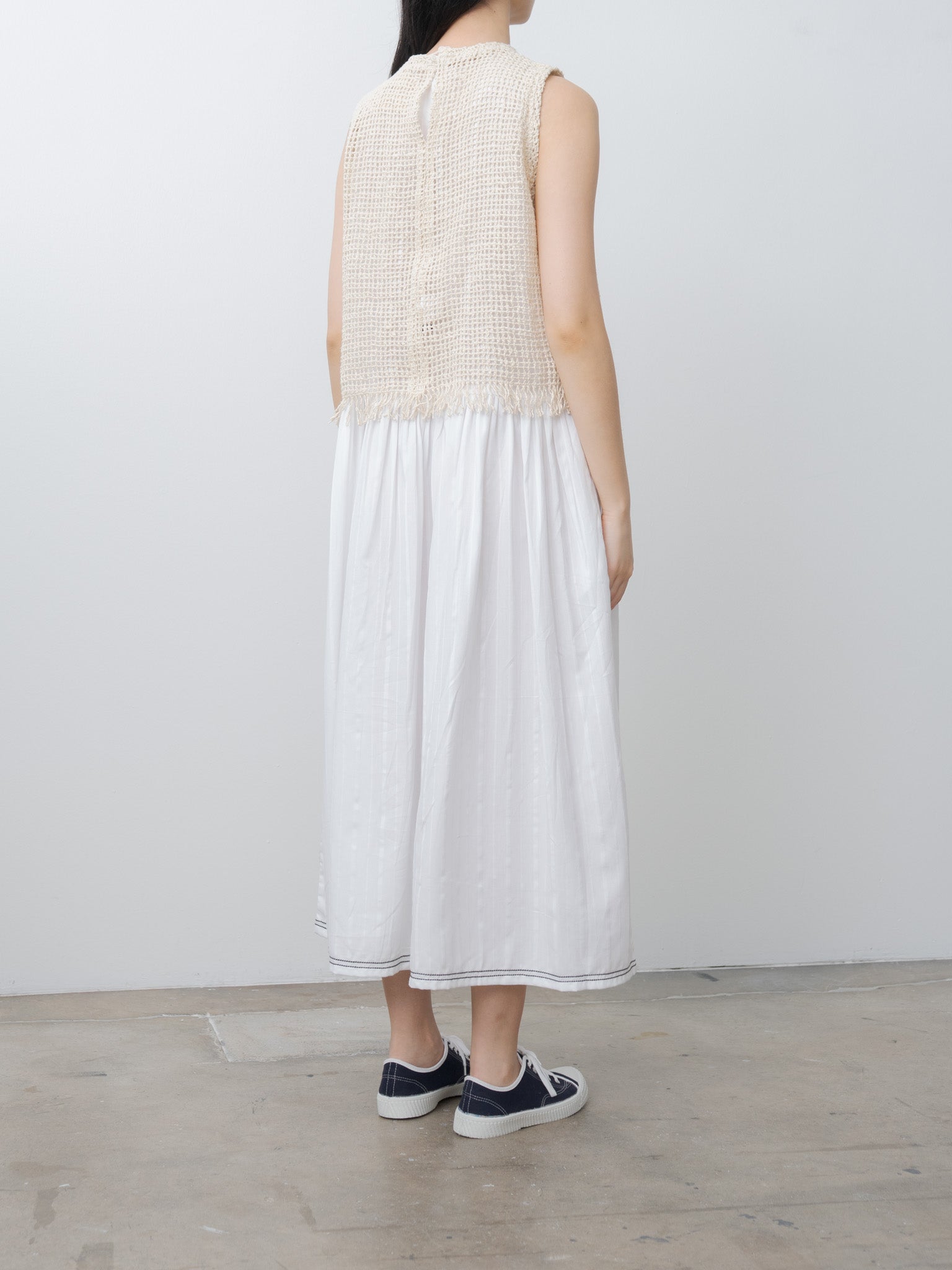 Namu Shop - Eleph Net Top - Ecru