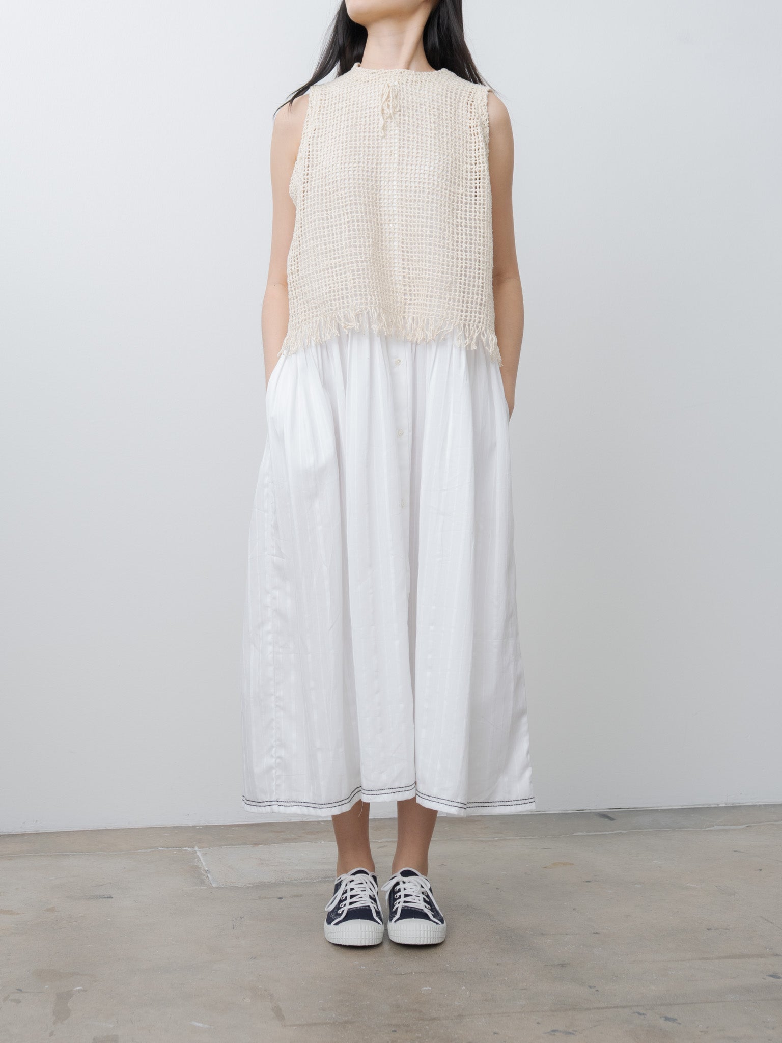 Namu Shop - Eleph Net Top - Ecru