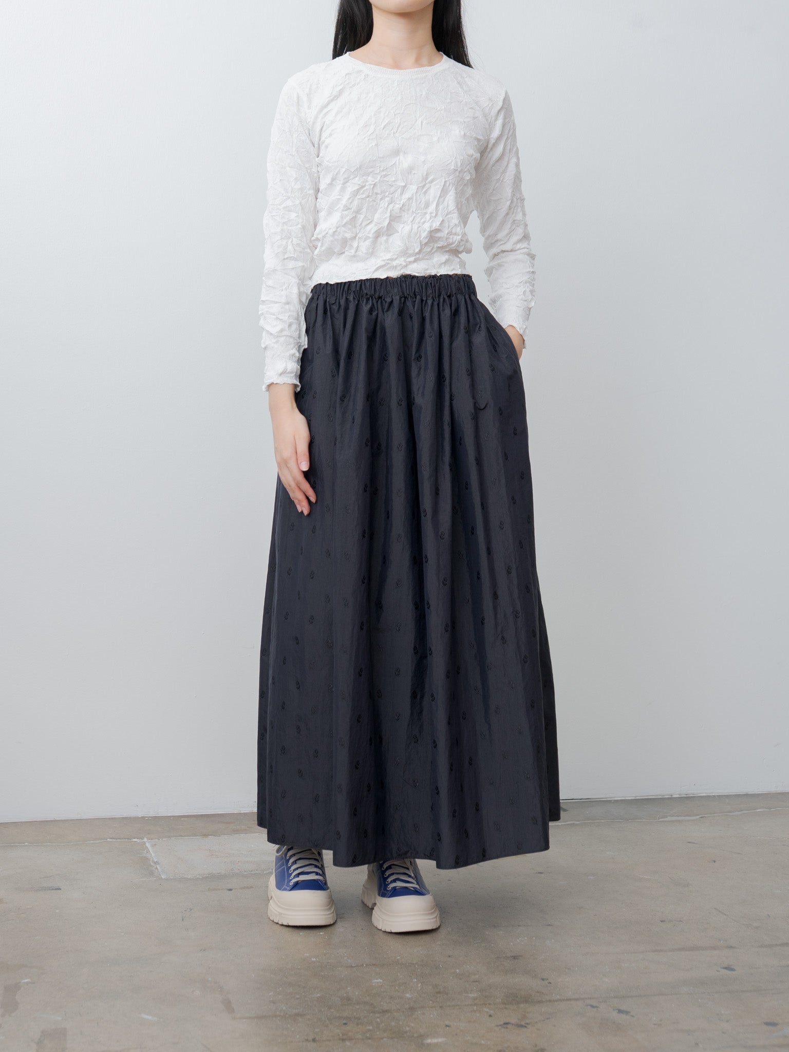 Namu Shop - Sayaka Davis Crinkled Pullover - White