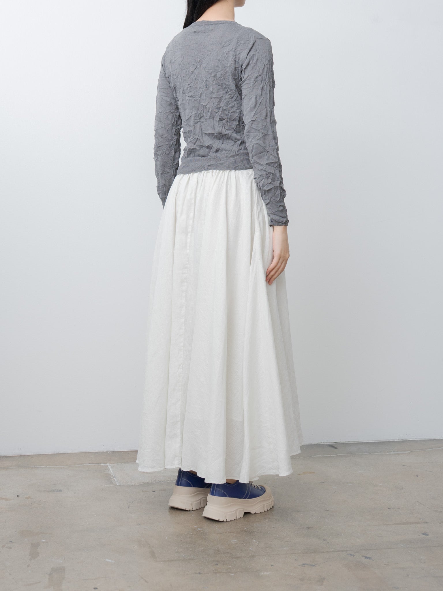 Namu Shop - Sayaka Davis Crinkled Pullover - Steel