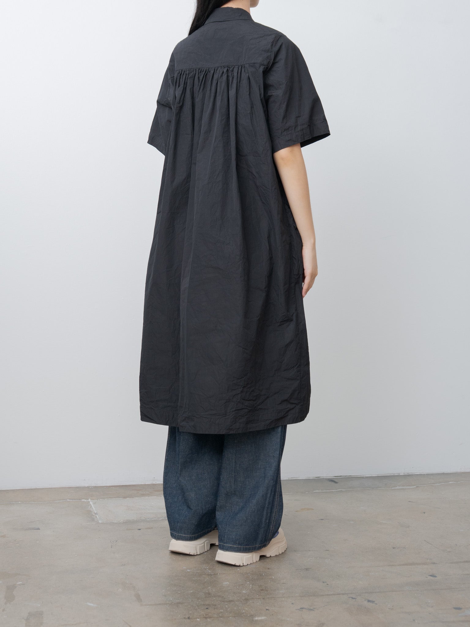 Namu Shop - Casey Casey Rythme Dress TAFFETA - Black