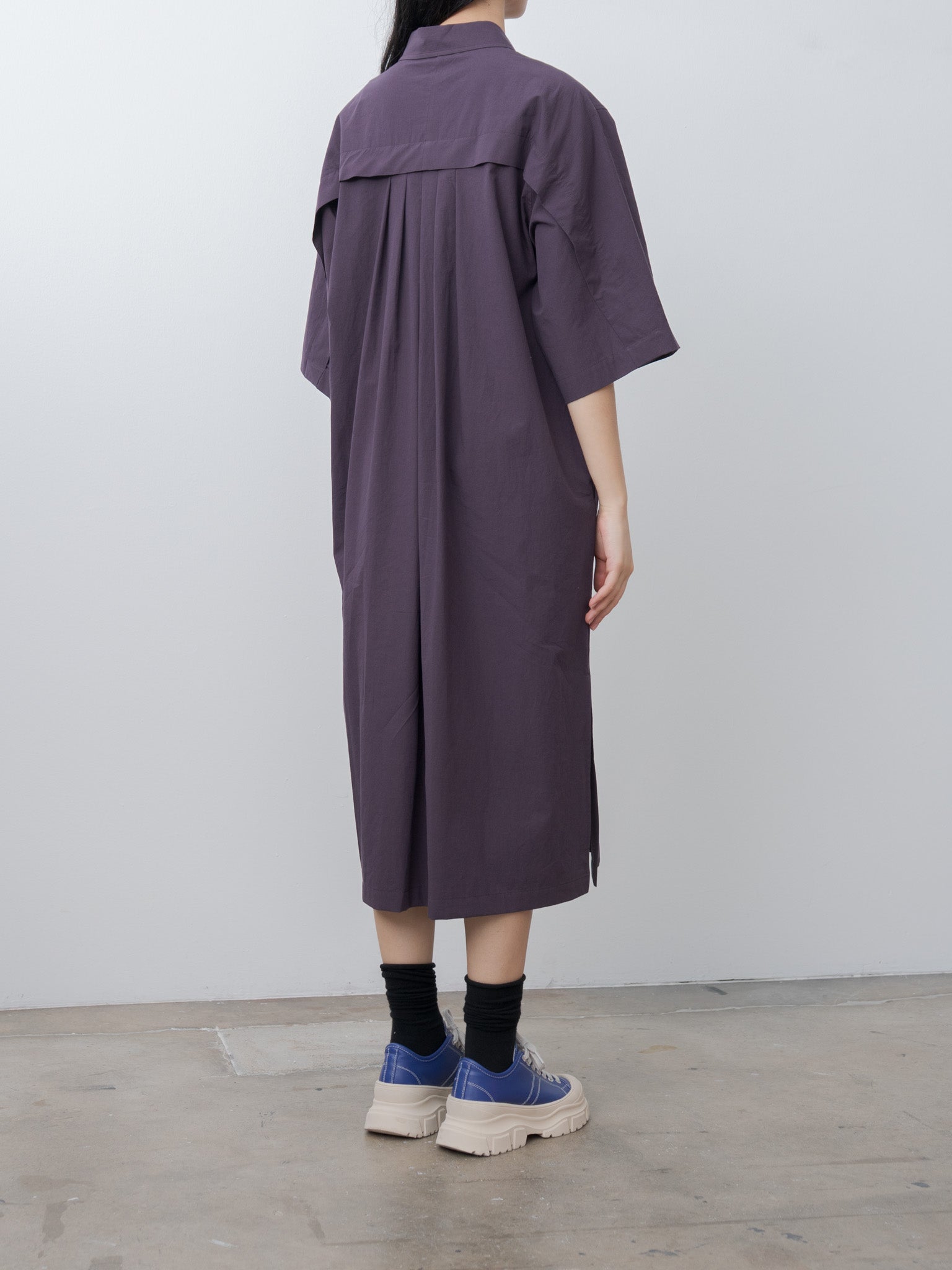 Namu Shop - Sayaka Davis Kaftan Shirt Dress - Raisin