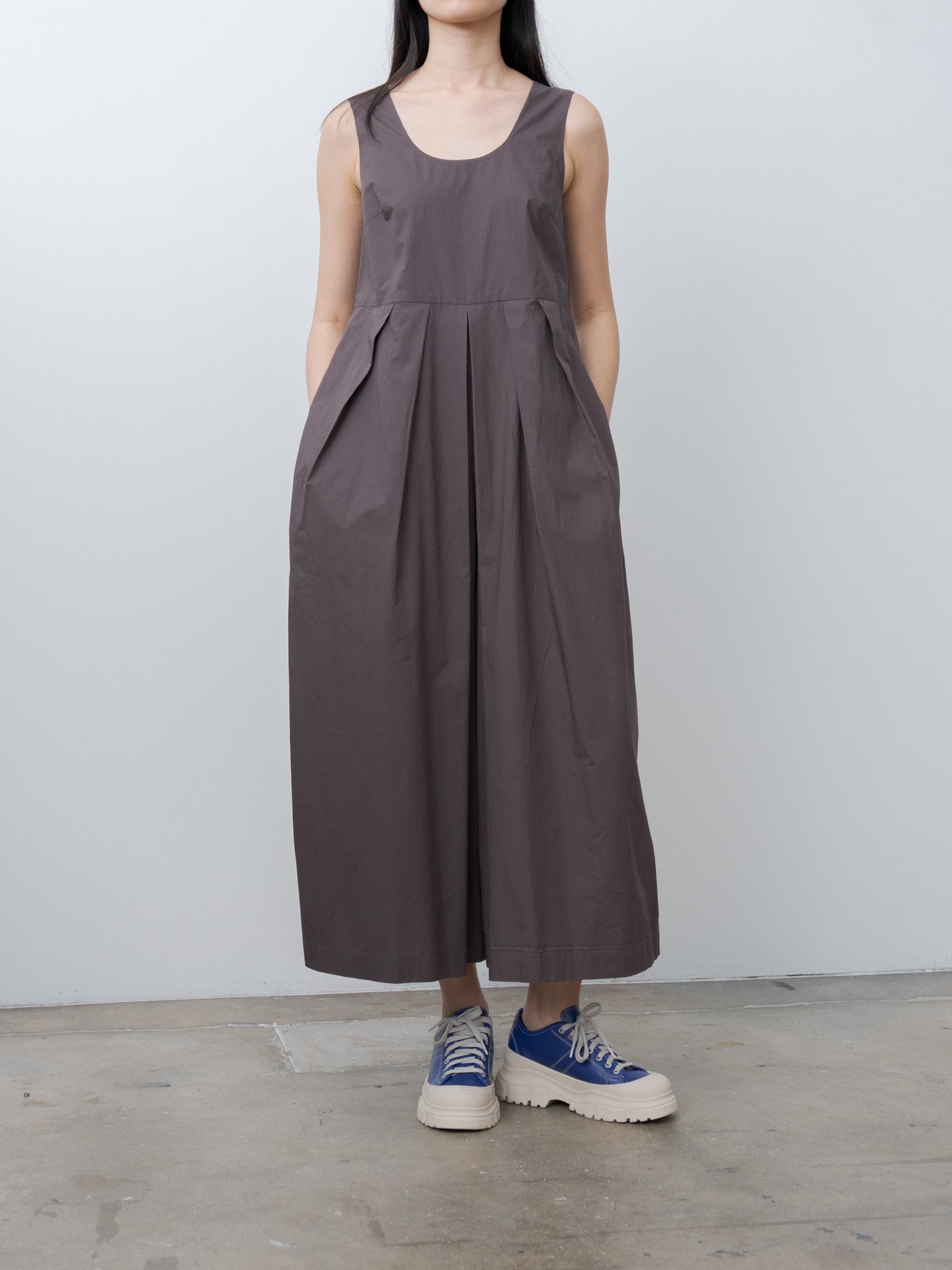 Namu Shop - Sayaka Davis Wide-Leg Jumpsuit - Chocolate