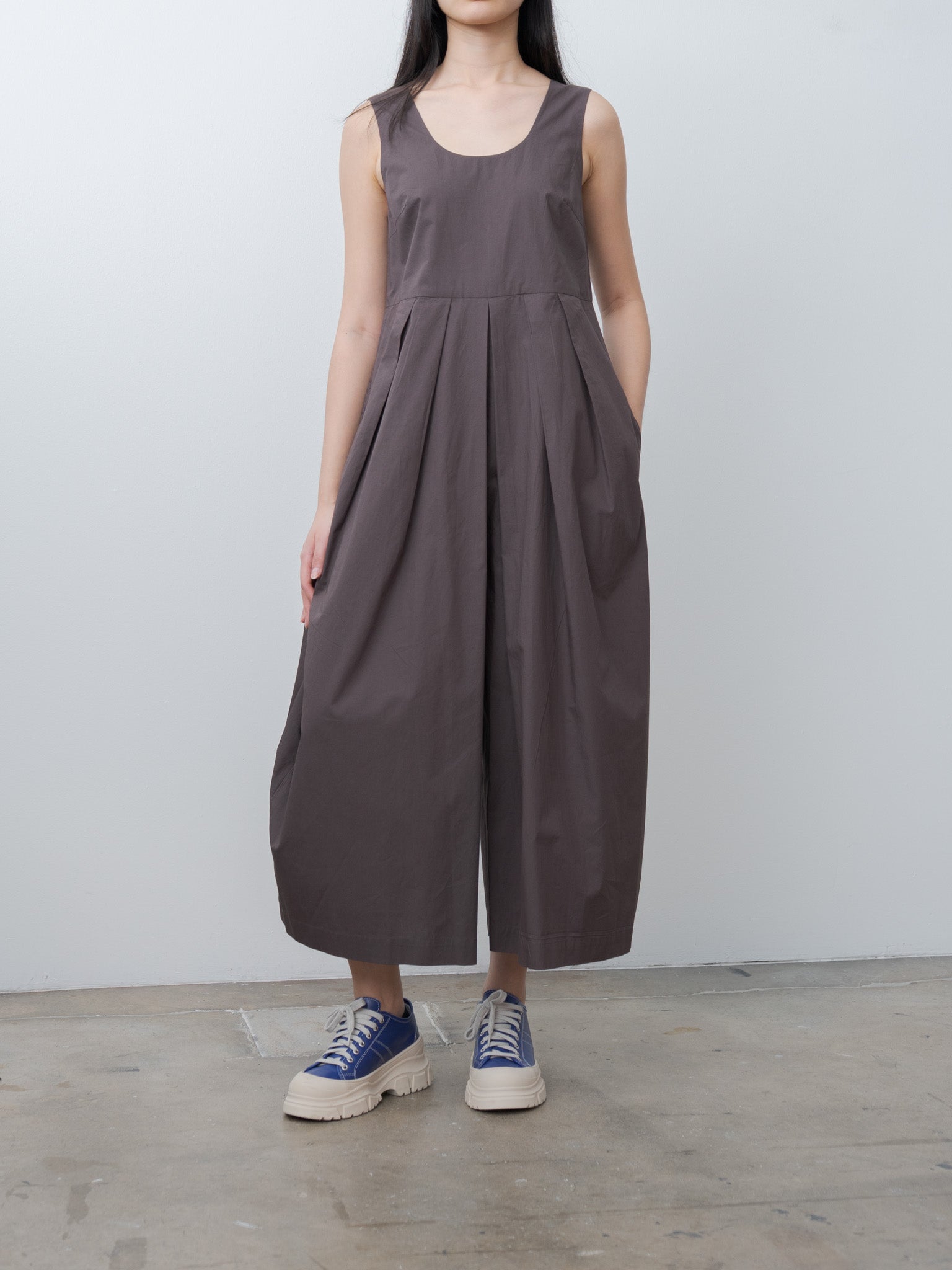 Namu Shop - Sayaka Davis Wide-Leg Jumpsuit - Chocolate