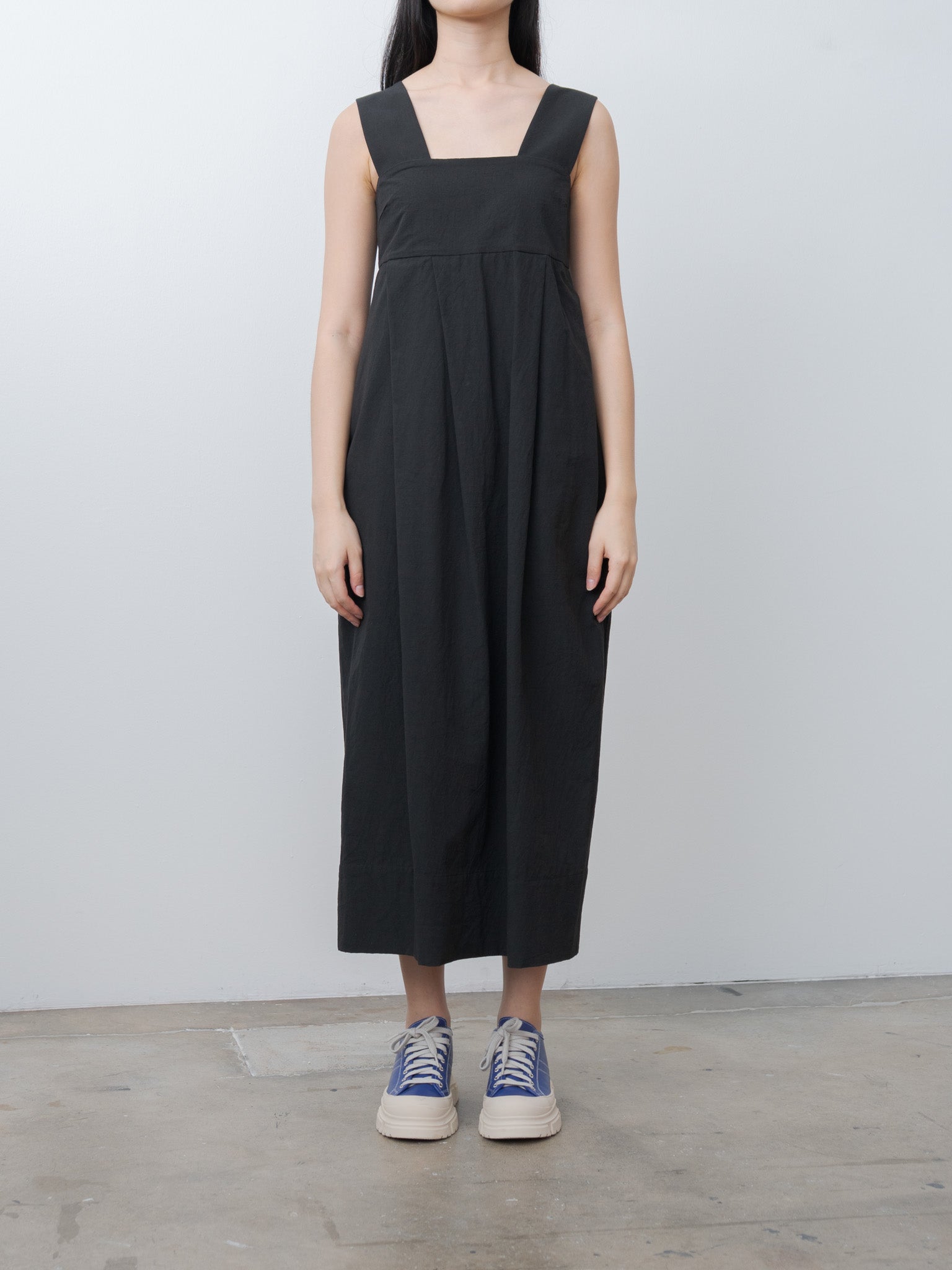 Namu Shop - Sayaka Davis Thick Strap Dress - Black