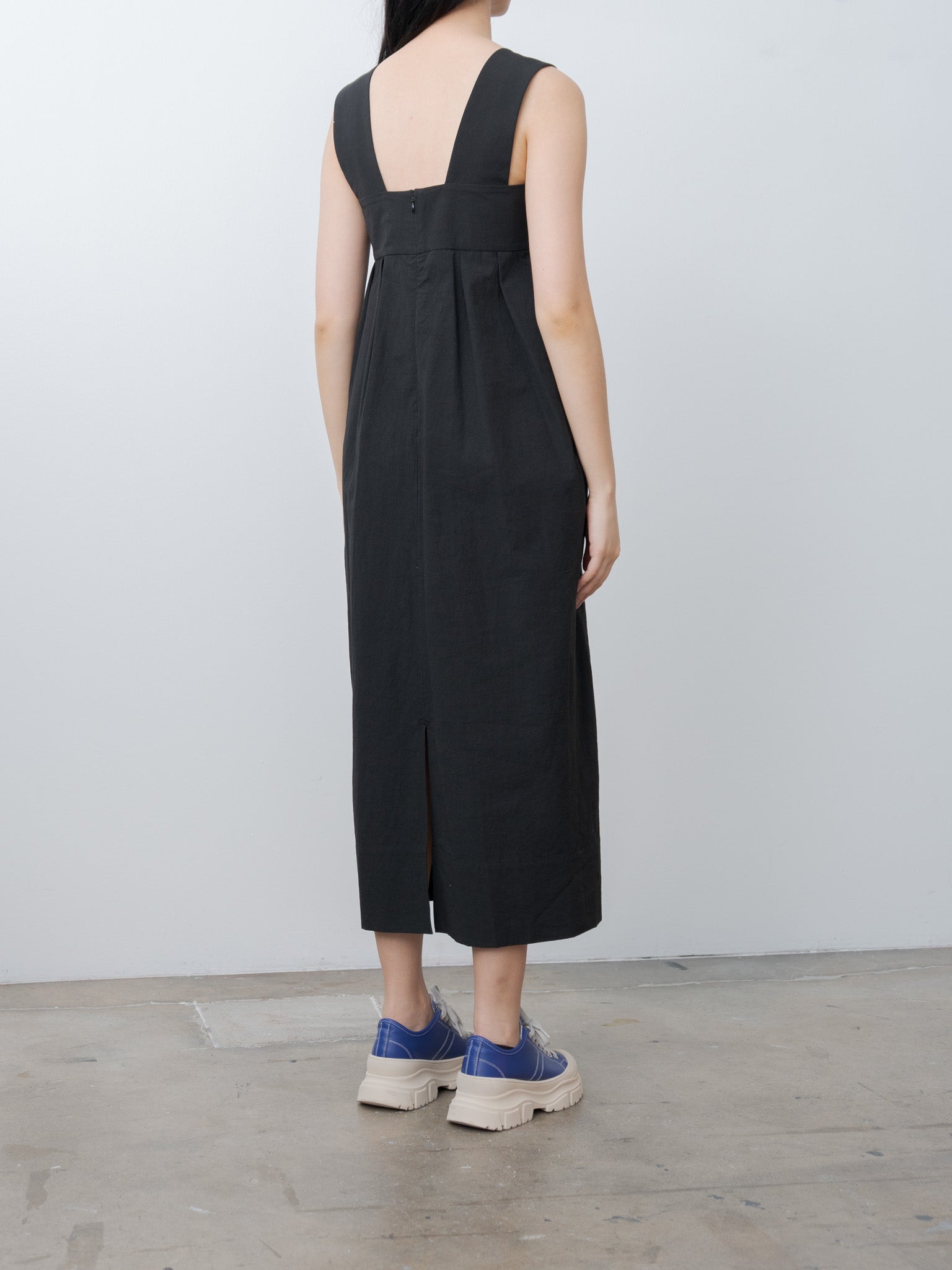 Namu Shop - Sayaka Davis Thick Strap Dress - Black