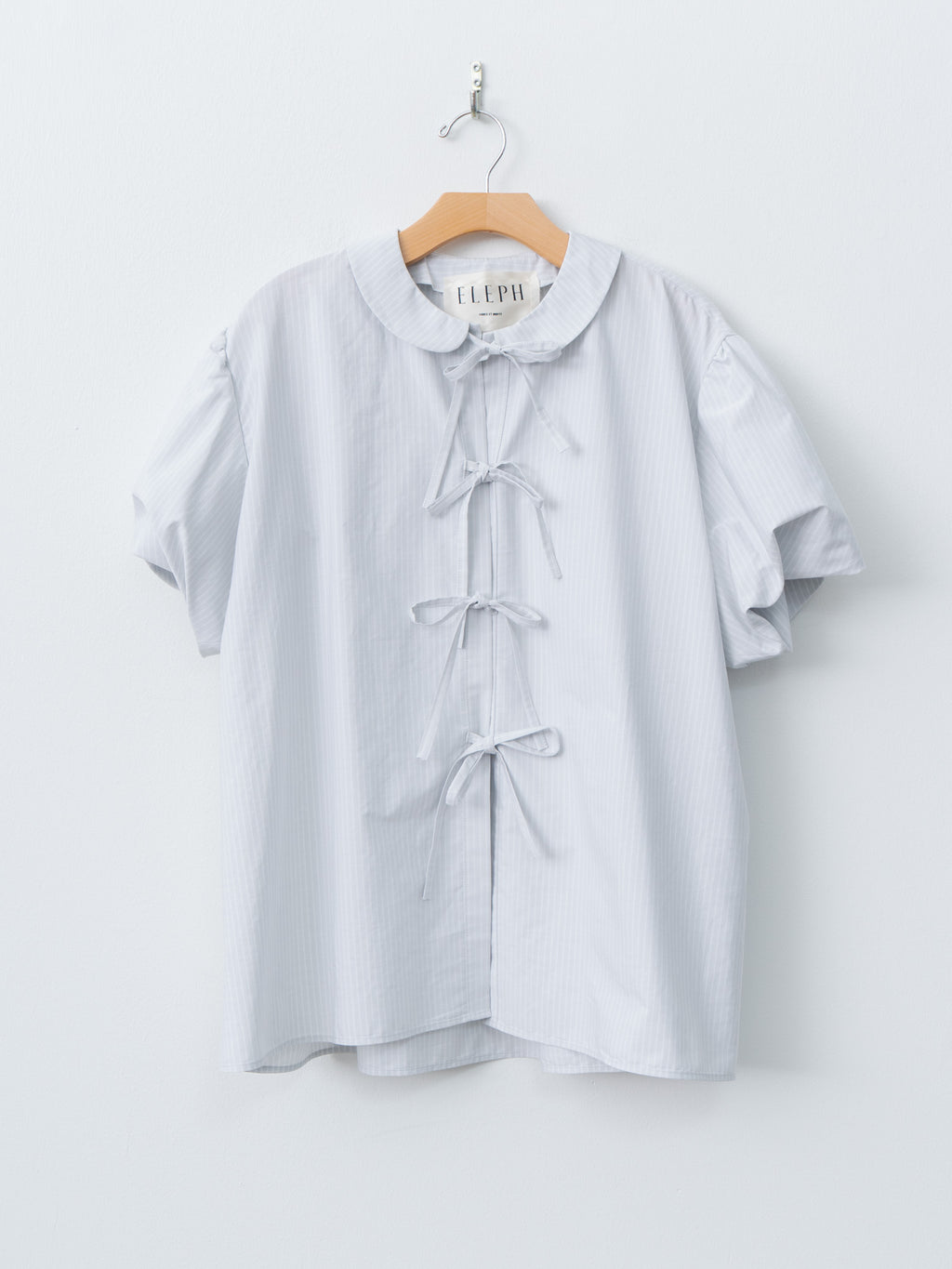 Namu Shop - Eleph Auntie Shirt - Light Blue Stripe