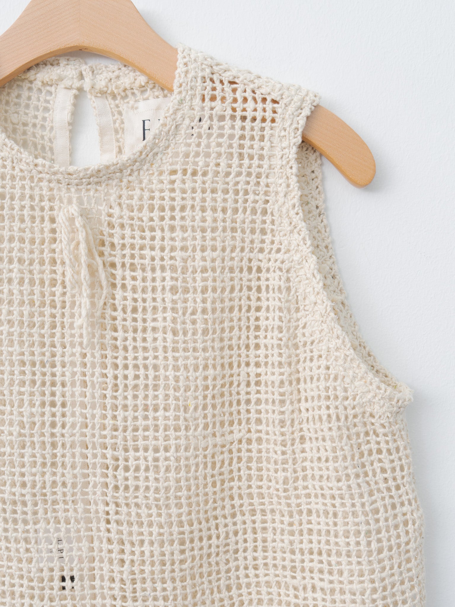 Namu Shop - Eleph Net Top - Ecru