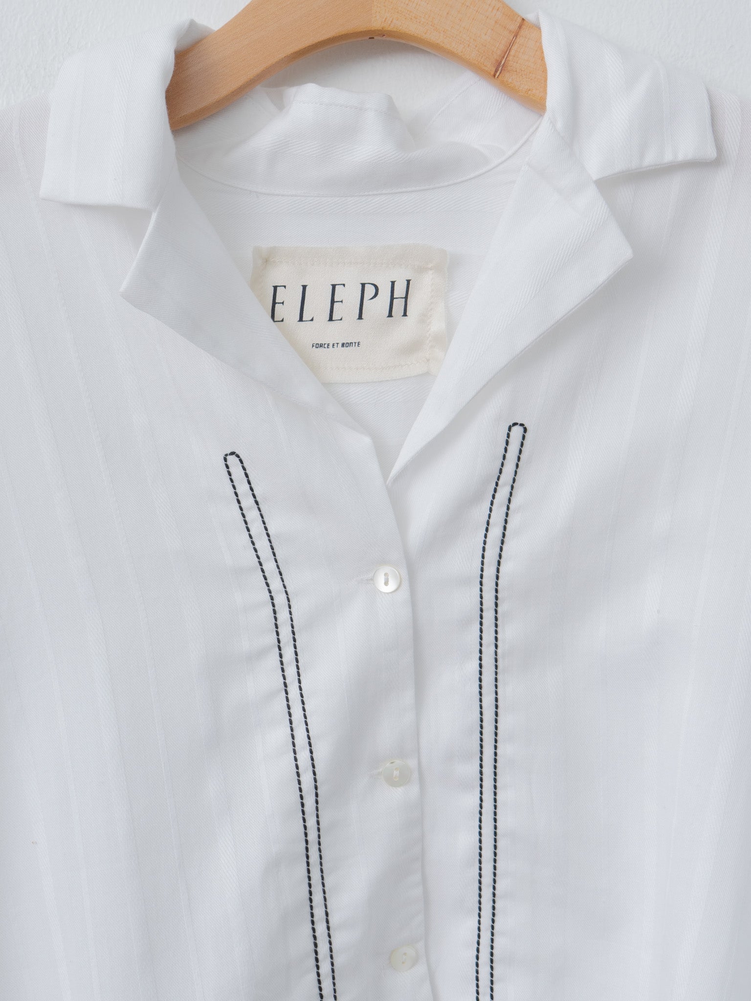 Namu Shop - Eleph School Shirt - White