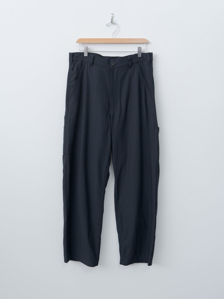 Namu Shop - Yleve Viscose Cotton Painter Pants - Charcoal Navy