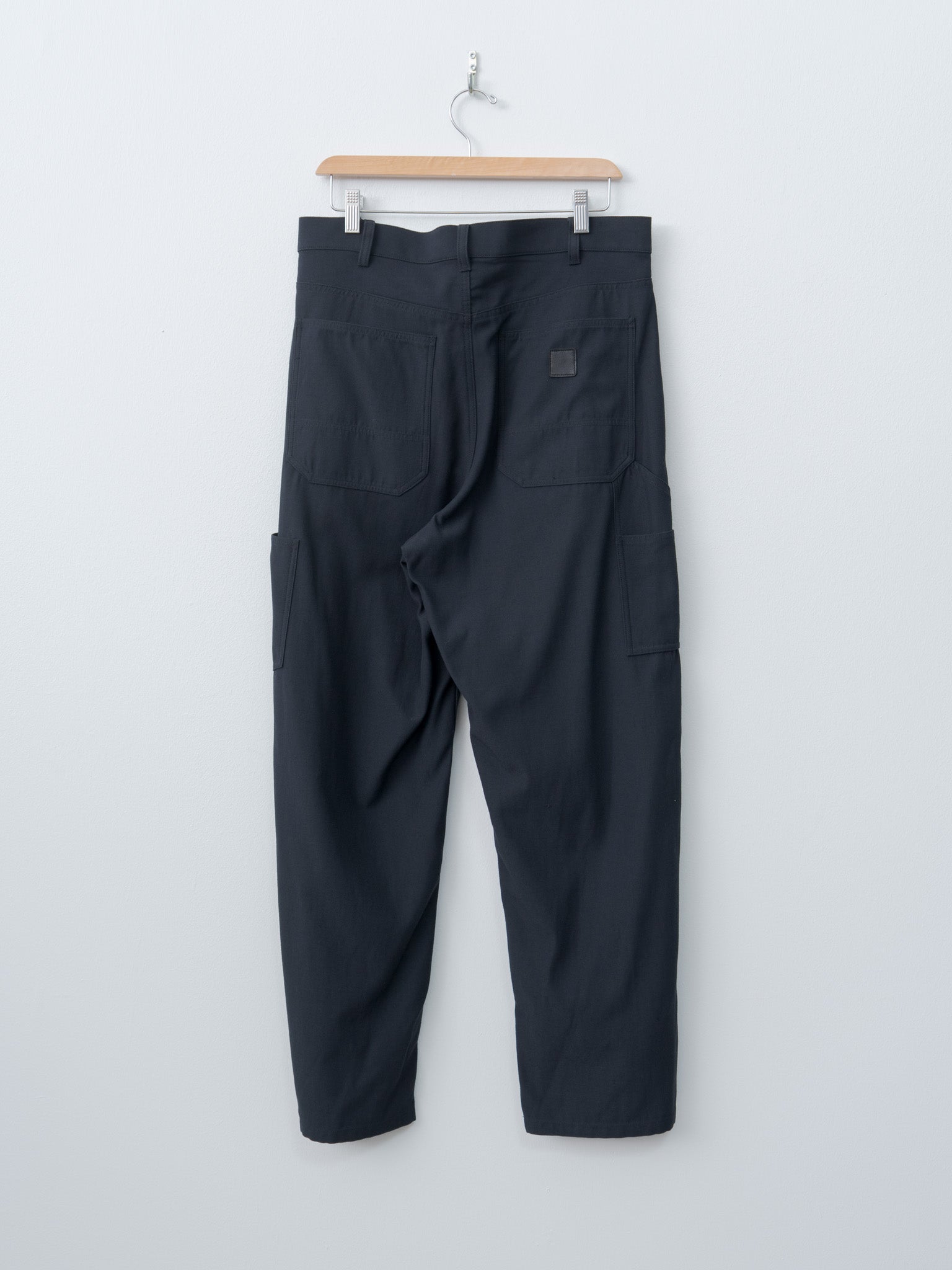 Namu Shop - Yleve Viscose Cotton Painter Pants - Charcoal Navy