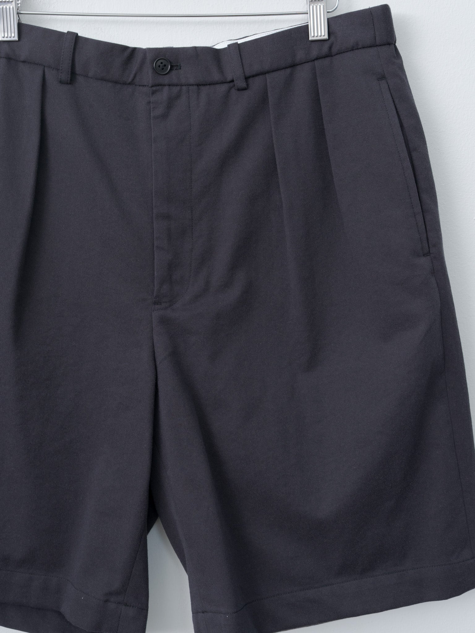 Namu Shop - Y Organic Cotton Tencel Chino Shorts - Navy
