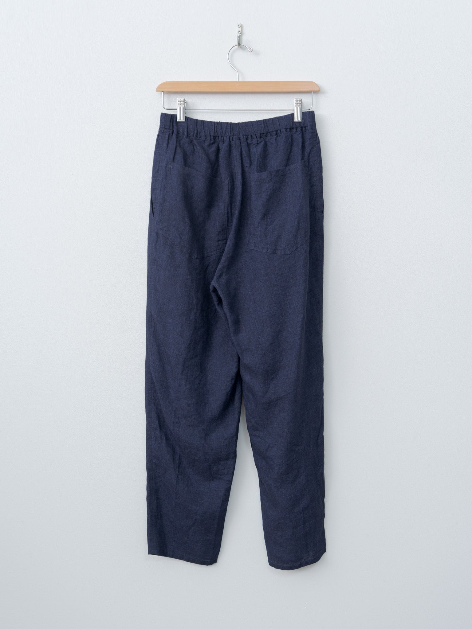 Namu Shop - Yleve Linen Poplin Trouser - Navy