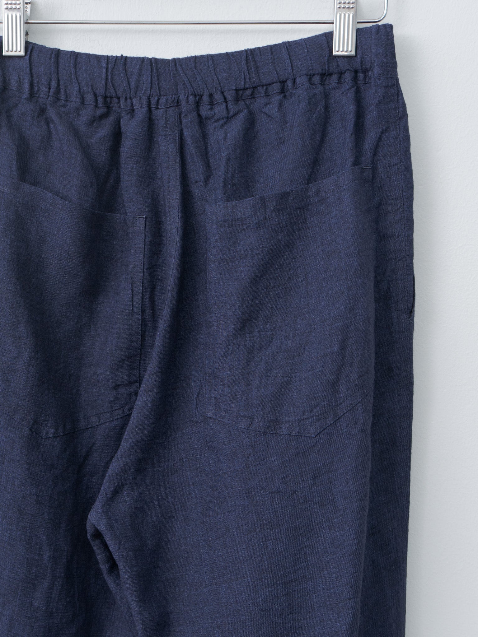 Namu Shop - Yleve Linen Poplin Trouser - Navy