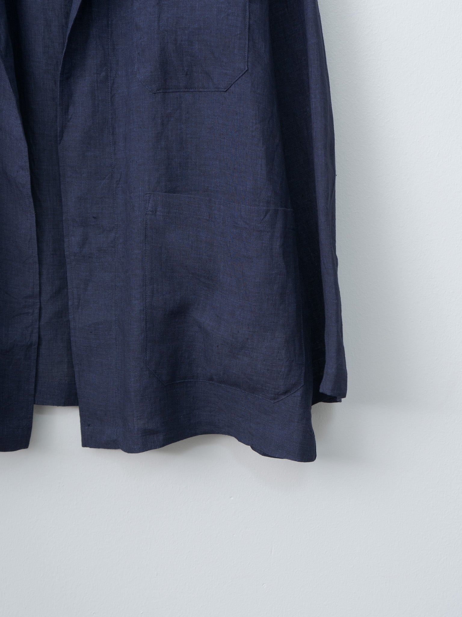 Namu Shop - Yleve Linen Poplin Jacket - Navy