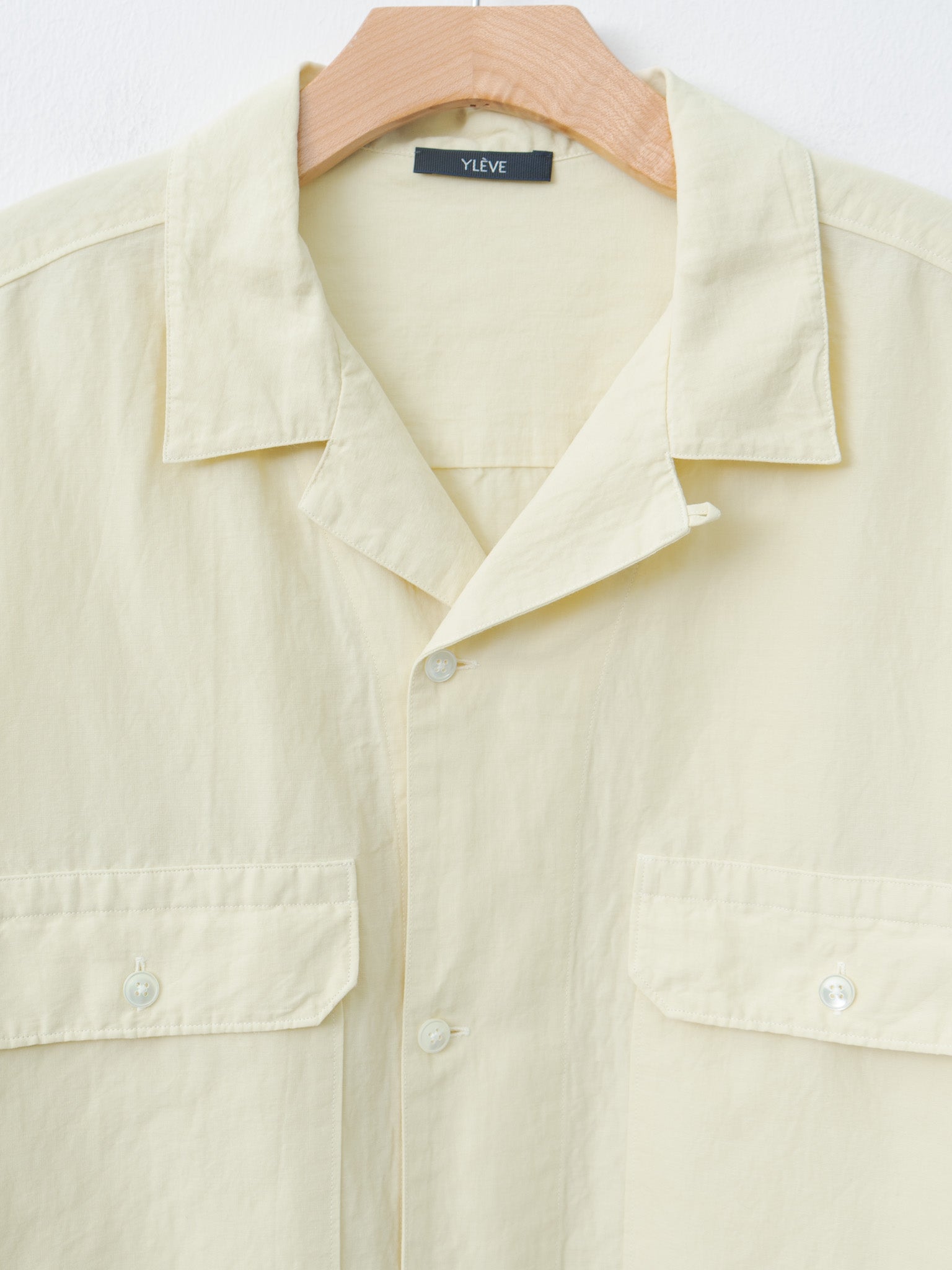Namu Shop - Yleve Cotton Ramy Broad Shirt Jacket - Butter