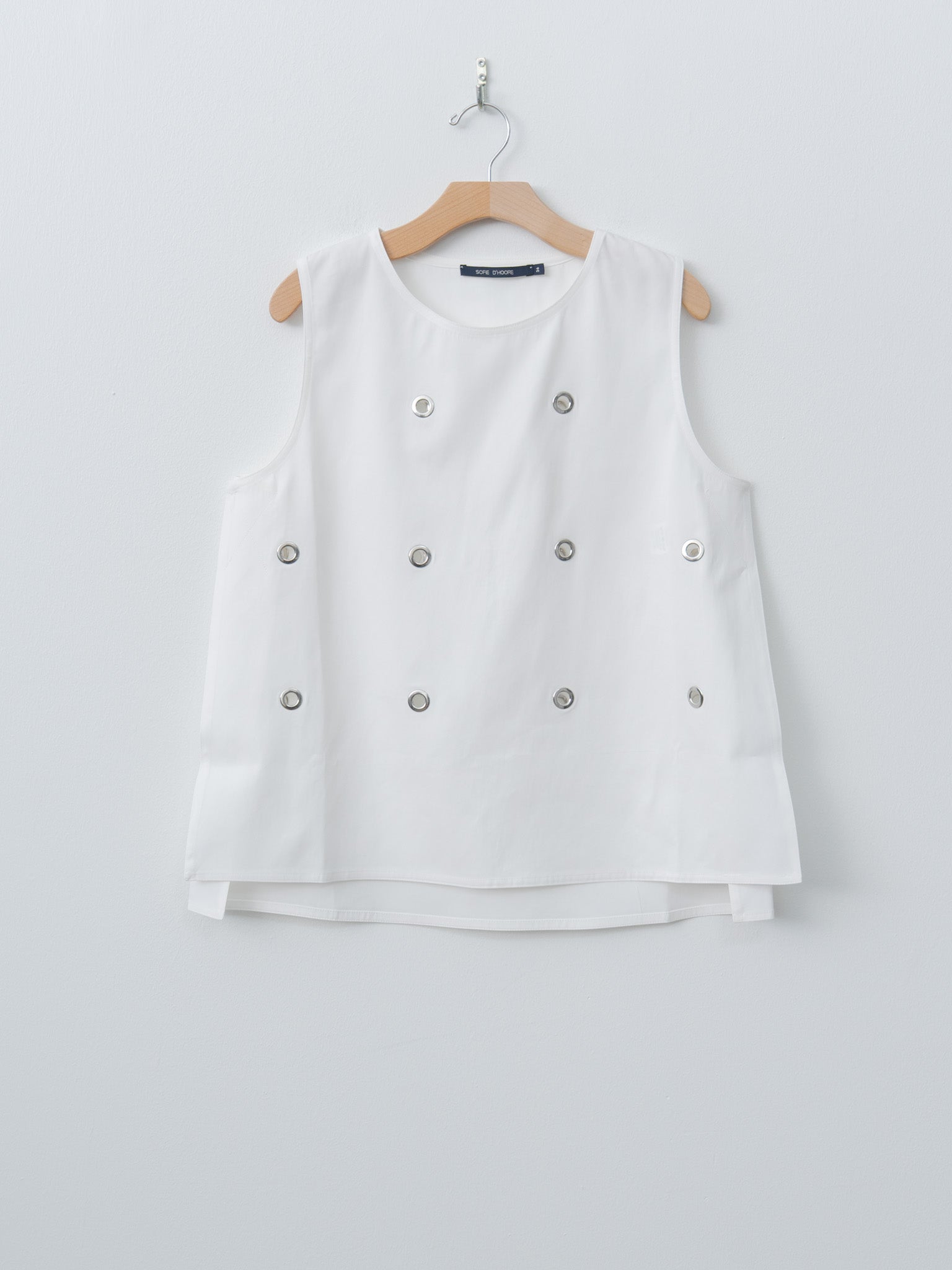 Namu Shop - Sofie D'Hoore Brody Top EYELET - Off White