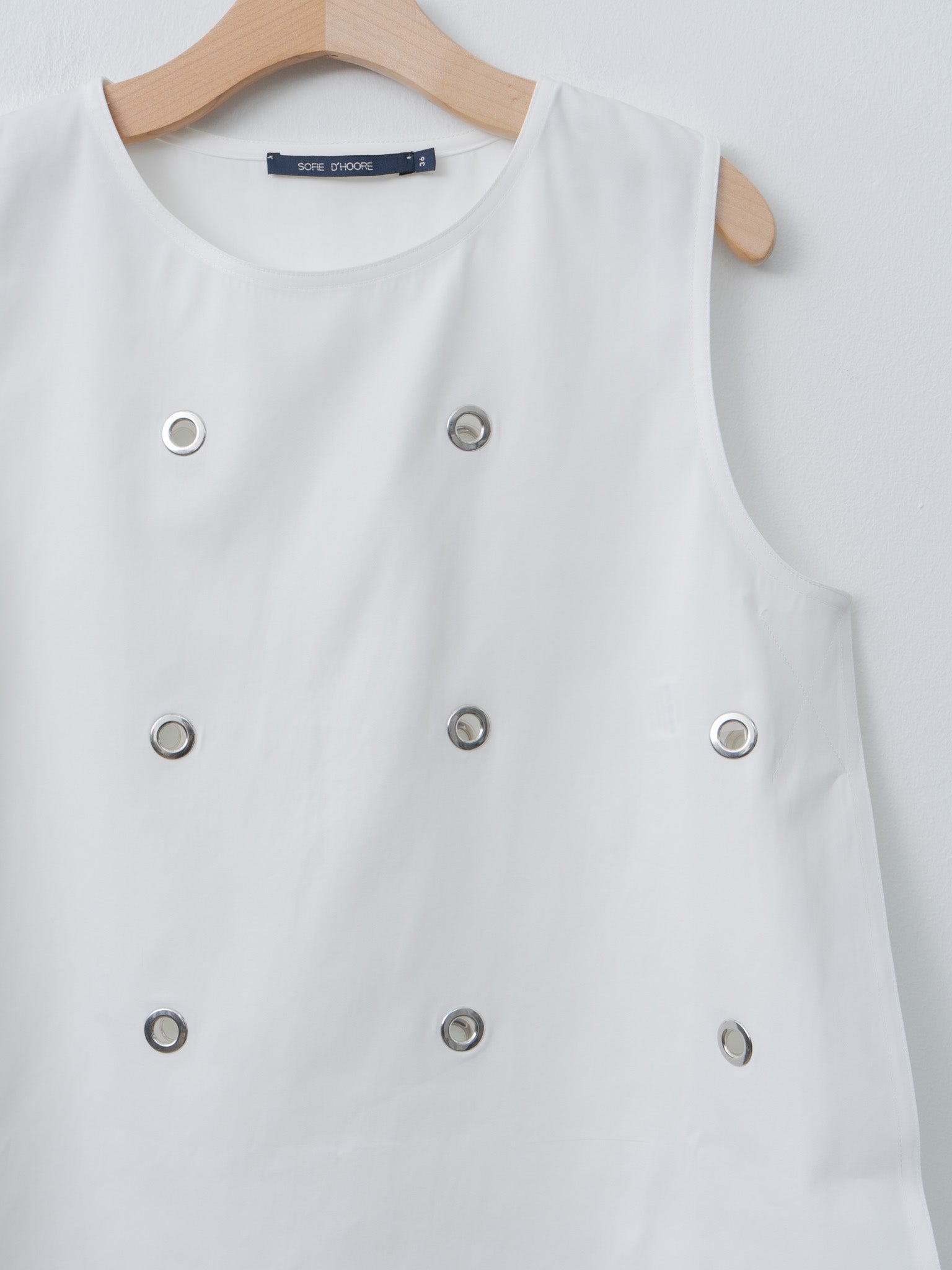 Namu Shop - Sofie D'Hoore Brody Top EYELET - Off White