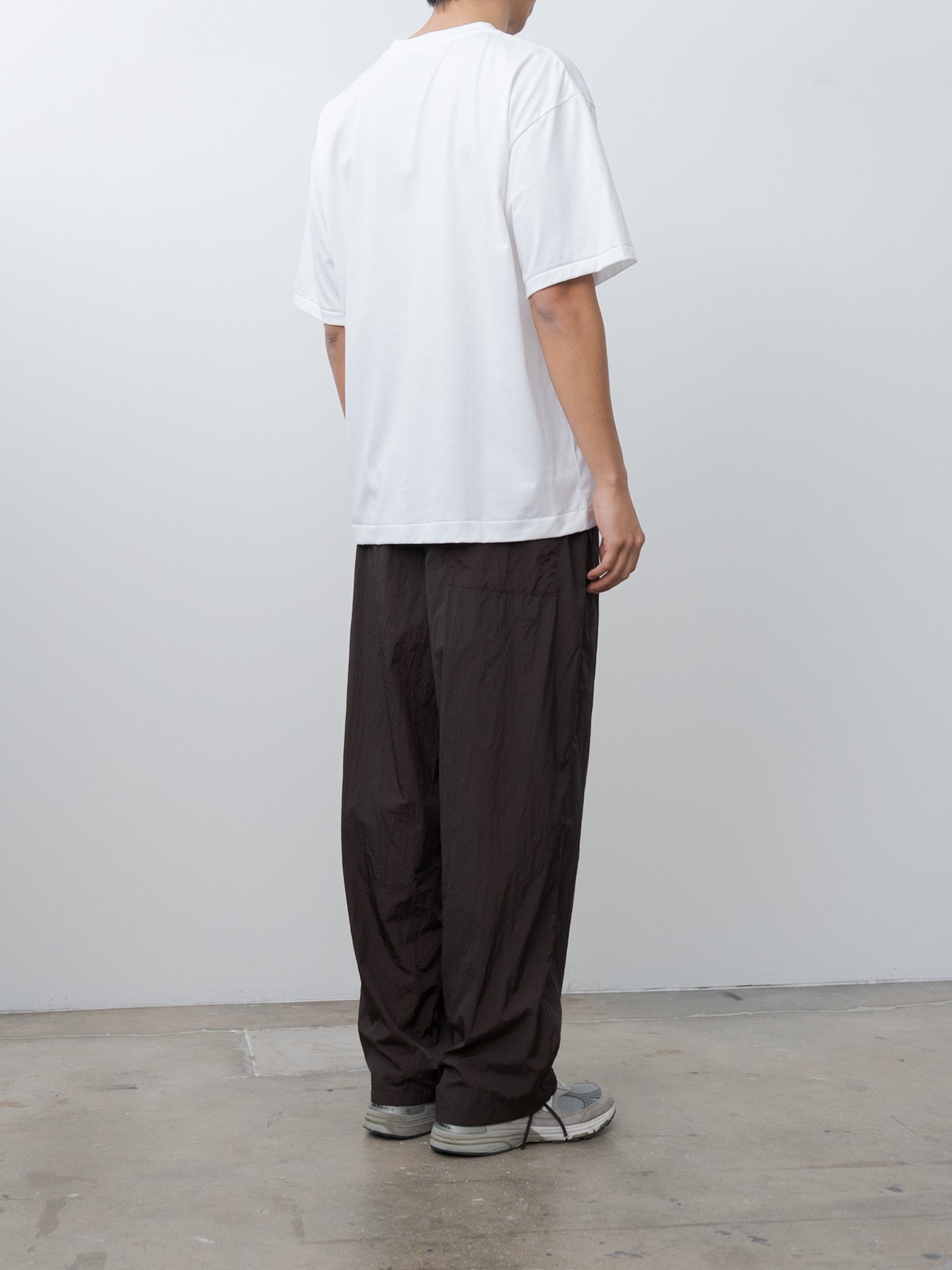 Namu Shop - Aton Hand Dyed Nylon Over Pants - Brown