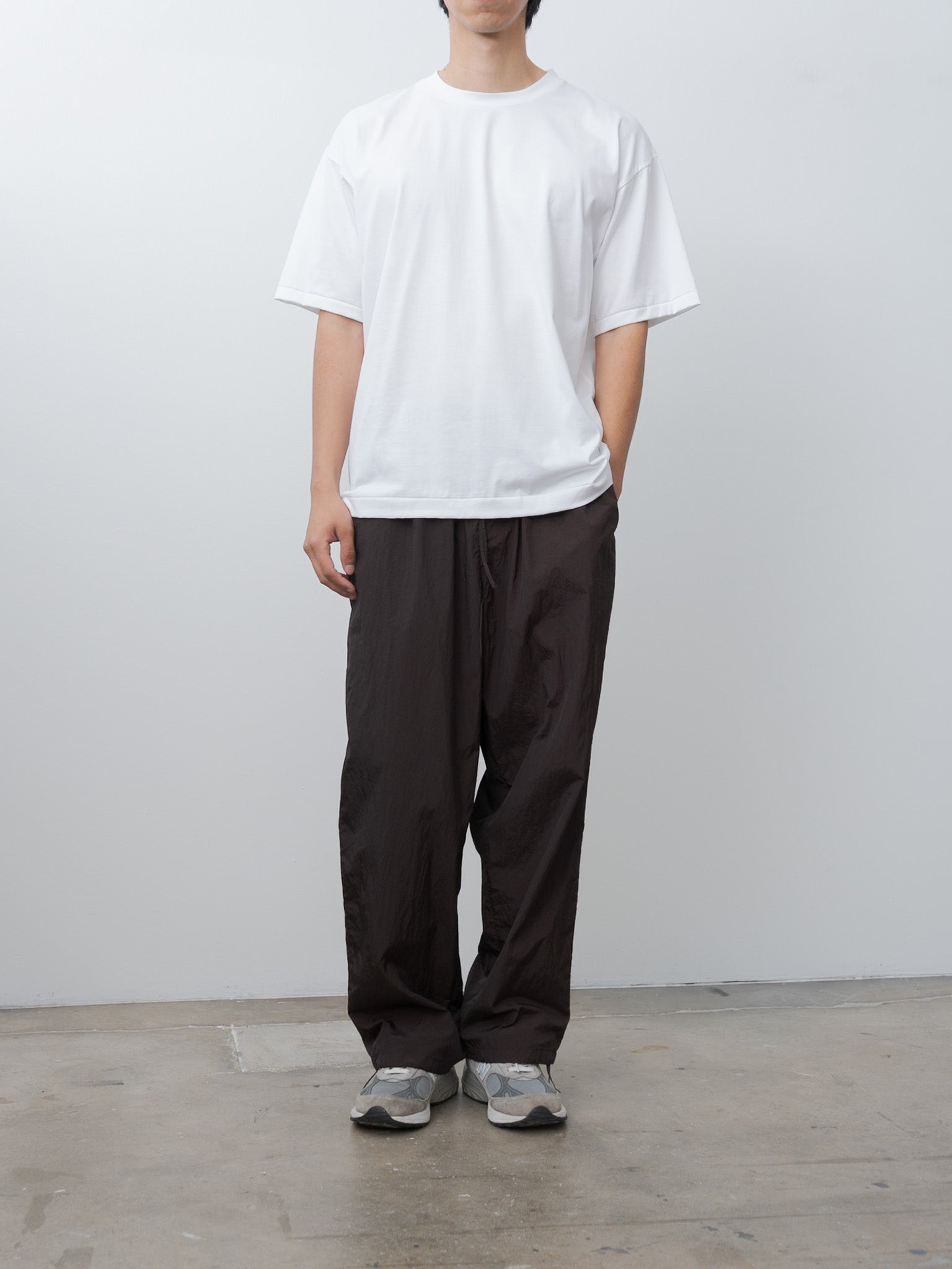 Namu Shop - Aton Hand Dyed Nylon Over Pants - Brown