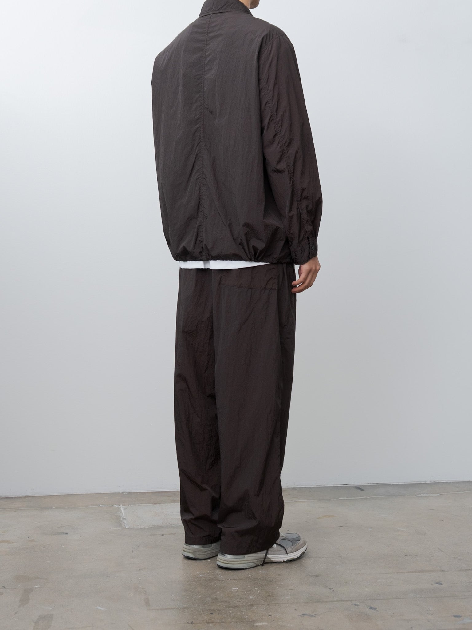 Namu Shop - Aton Hand Dyed Nylon Over Pants - Brown