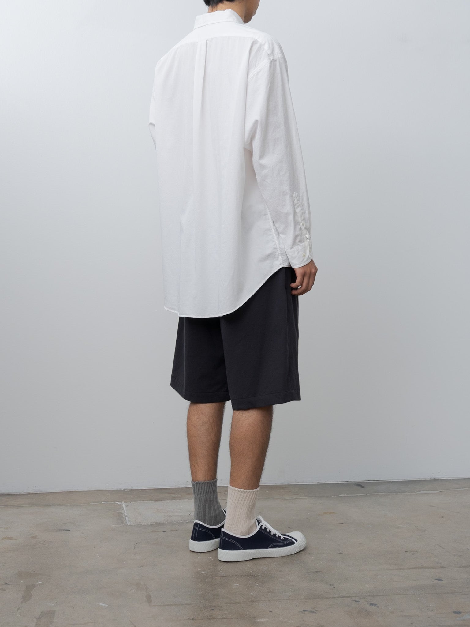 Namu Shop - Y Organic Cotton Washer Satin Shirt - White