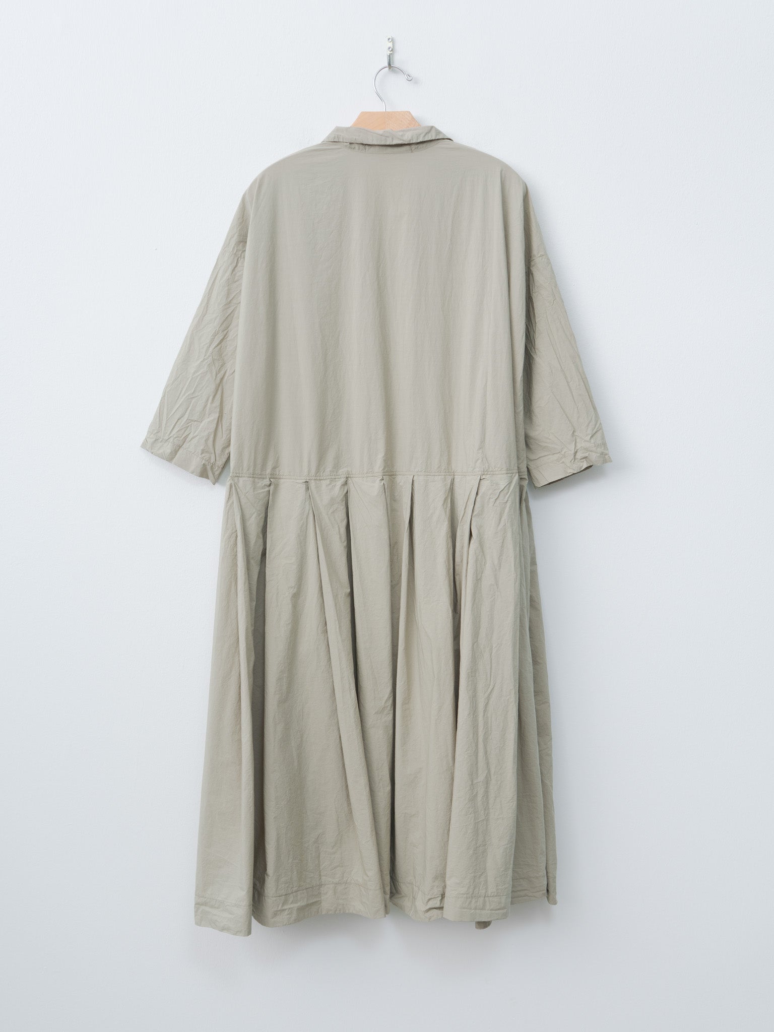 Namu Shop - Album di Famiglia Pleated Collar Dress TC - Stone