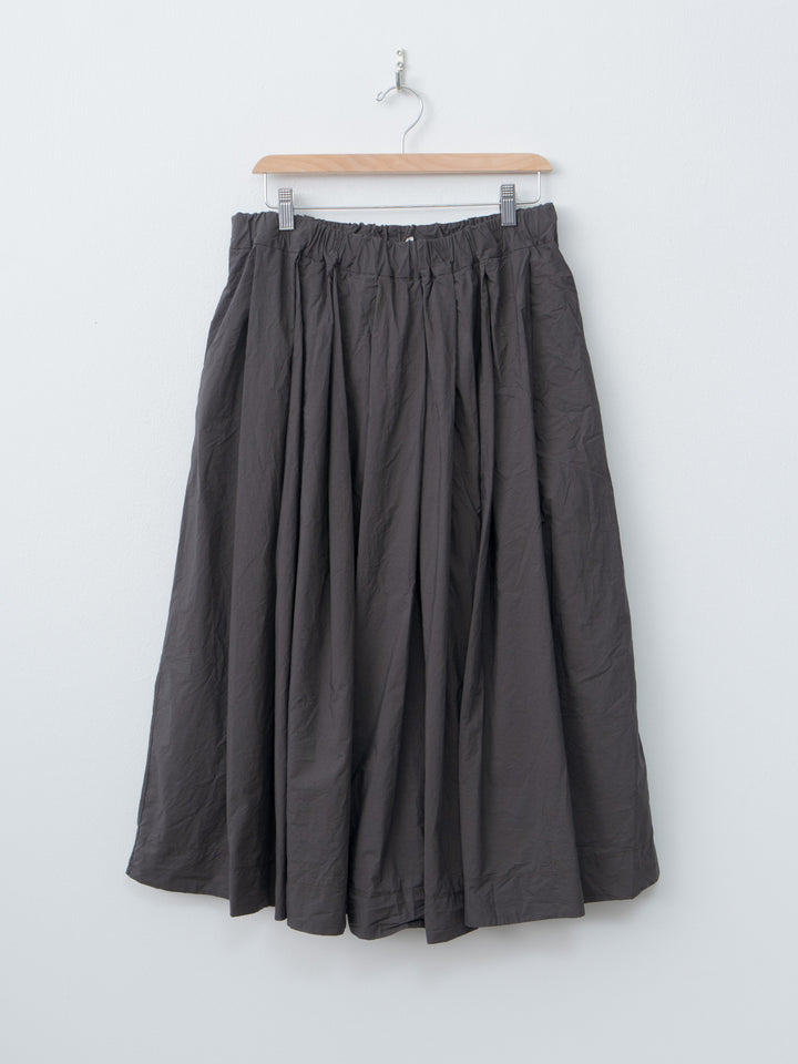 Namu Shop - Album di Famiglia Pleated Long Skirt TC - Brown