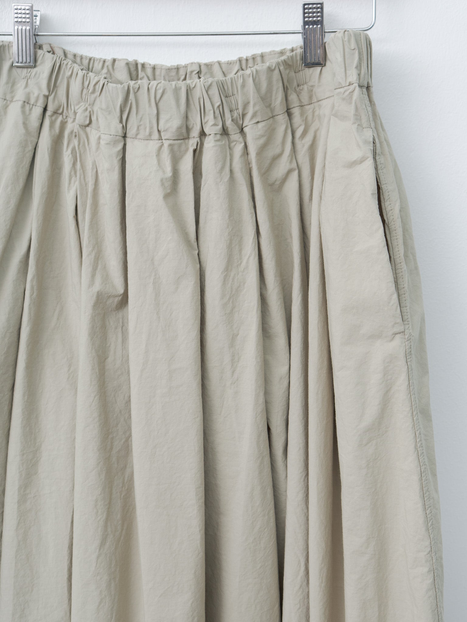 Namu Shop - Album di Famiglia Pleated Long Skirt TC - Stone