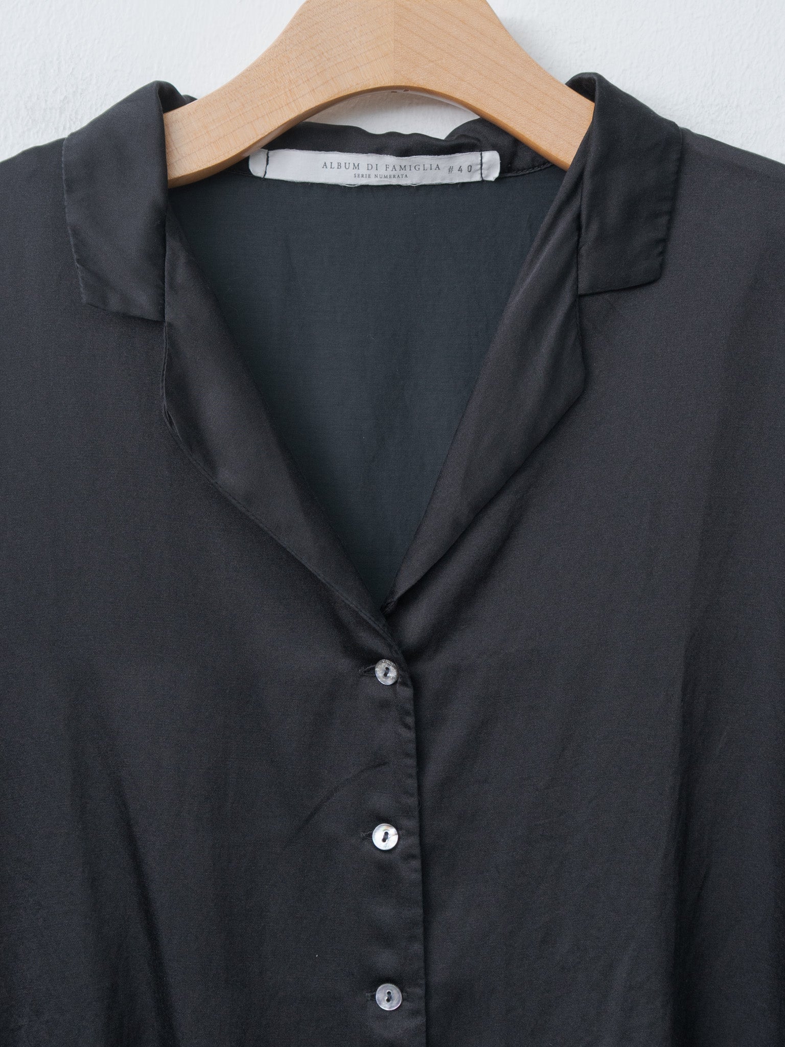 Namu Shop - Album di Famiglia Collar Shirt SC - Black