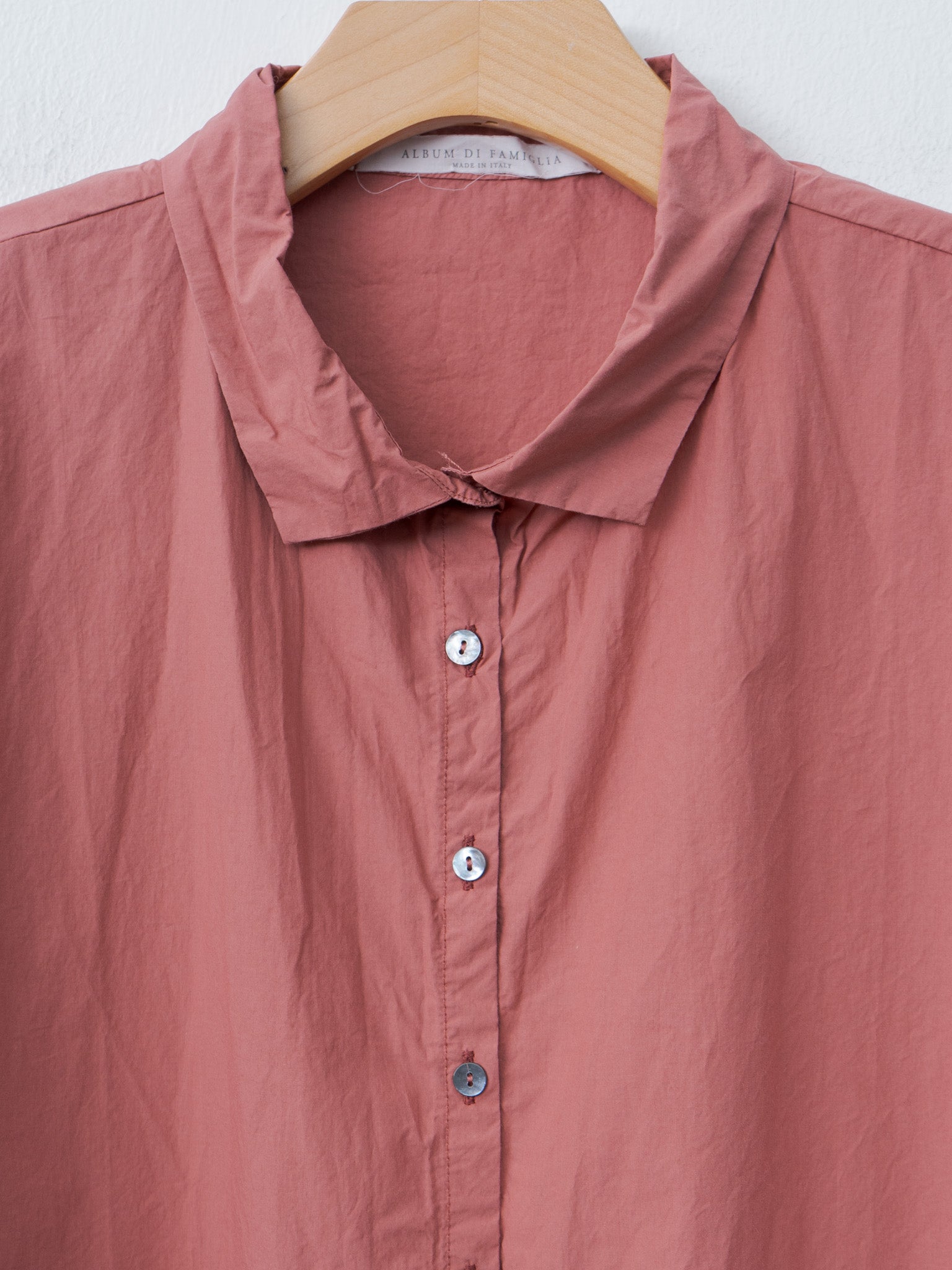 Namu Shop - Album di Famiglia Short Sleeveless Shirt TC - Coral