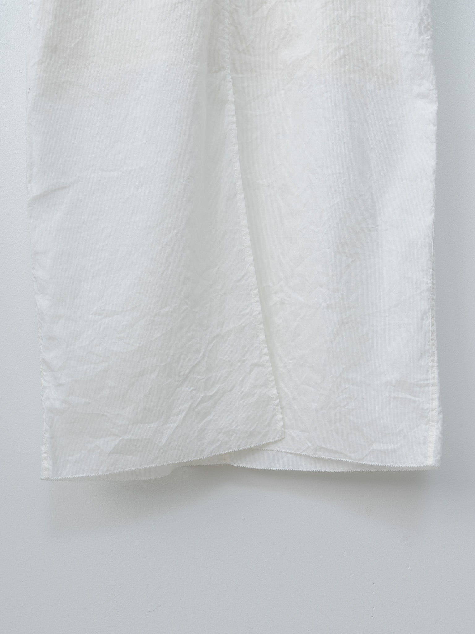 Namu Shop - Unfil Washed & Wrinkled Cordlane Dress - Off White