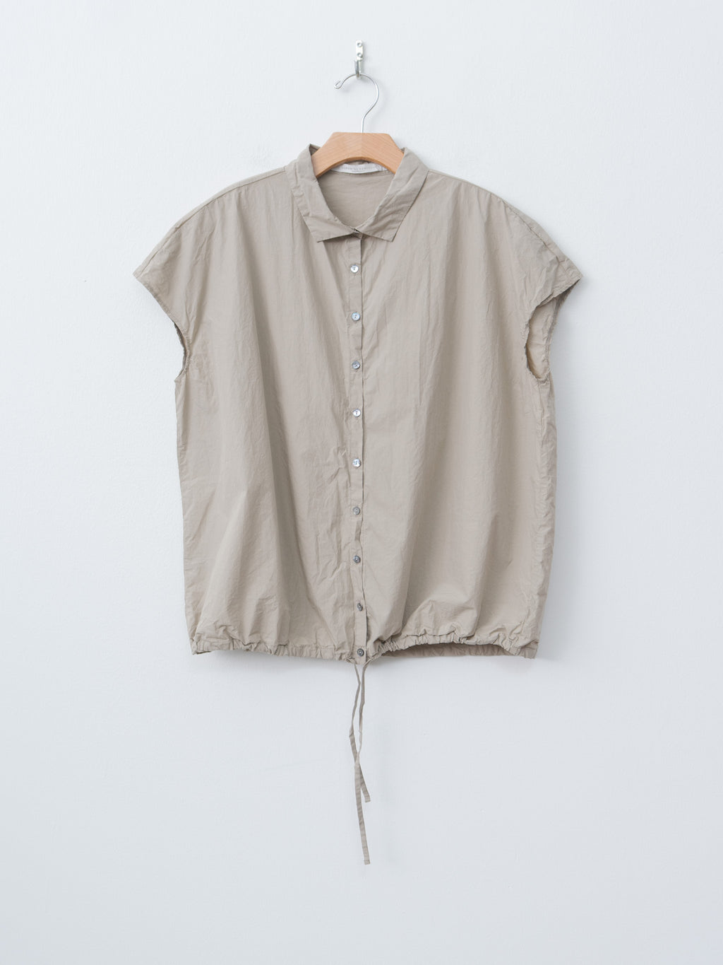 Namu Shop - Album di Famiglia Short Sleeveless Shirt TC - Stone