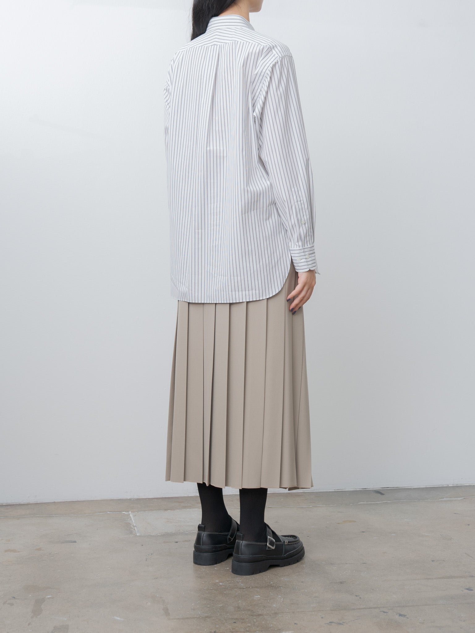 Namu Shop - Yleve Cotton Broad Shirt - Stripe