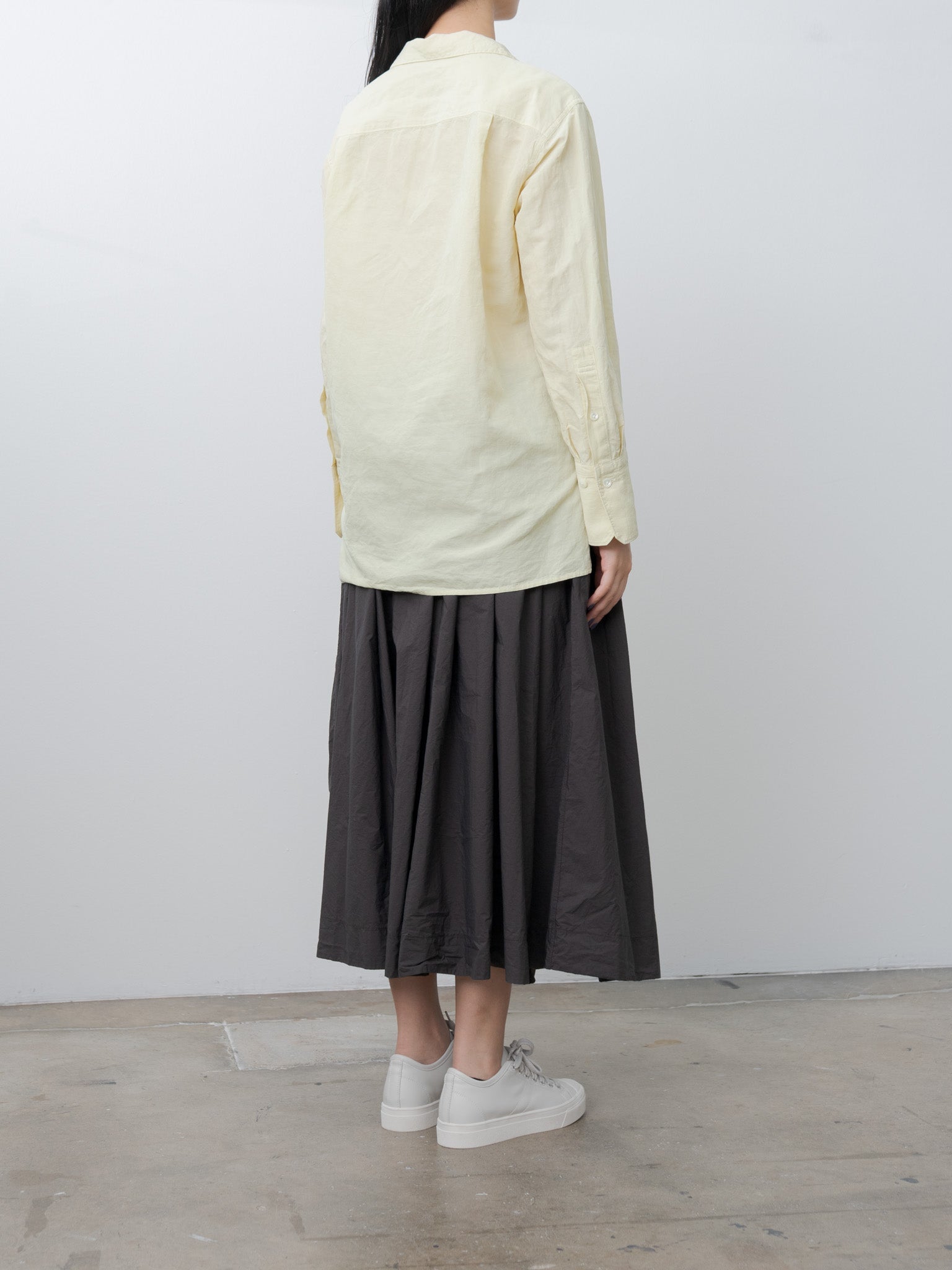 Namu Shop - Yleve Cotton Ramy Broad Shirt Jacket - Butter