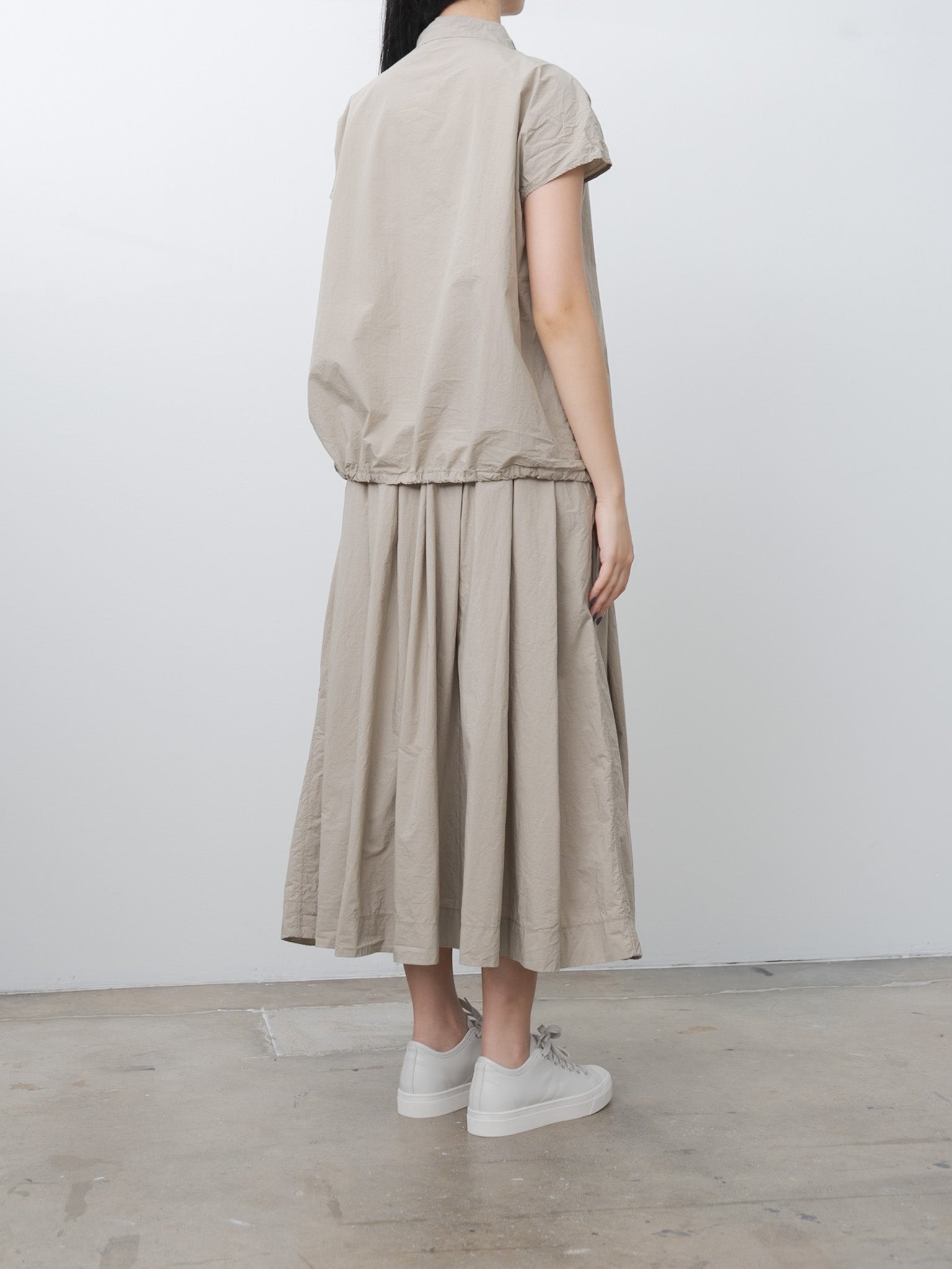 Namu Shop - Album di Famiglia Short Sleeveless Shirt TC - Stone