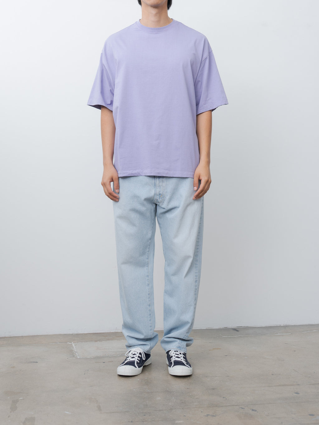 Namu Shop - Kaptain Sunshine 5P Zipper Front Denim Pants - Indigo Ice Wash