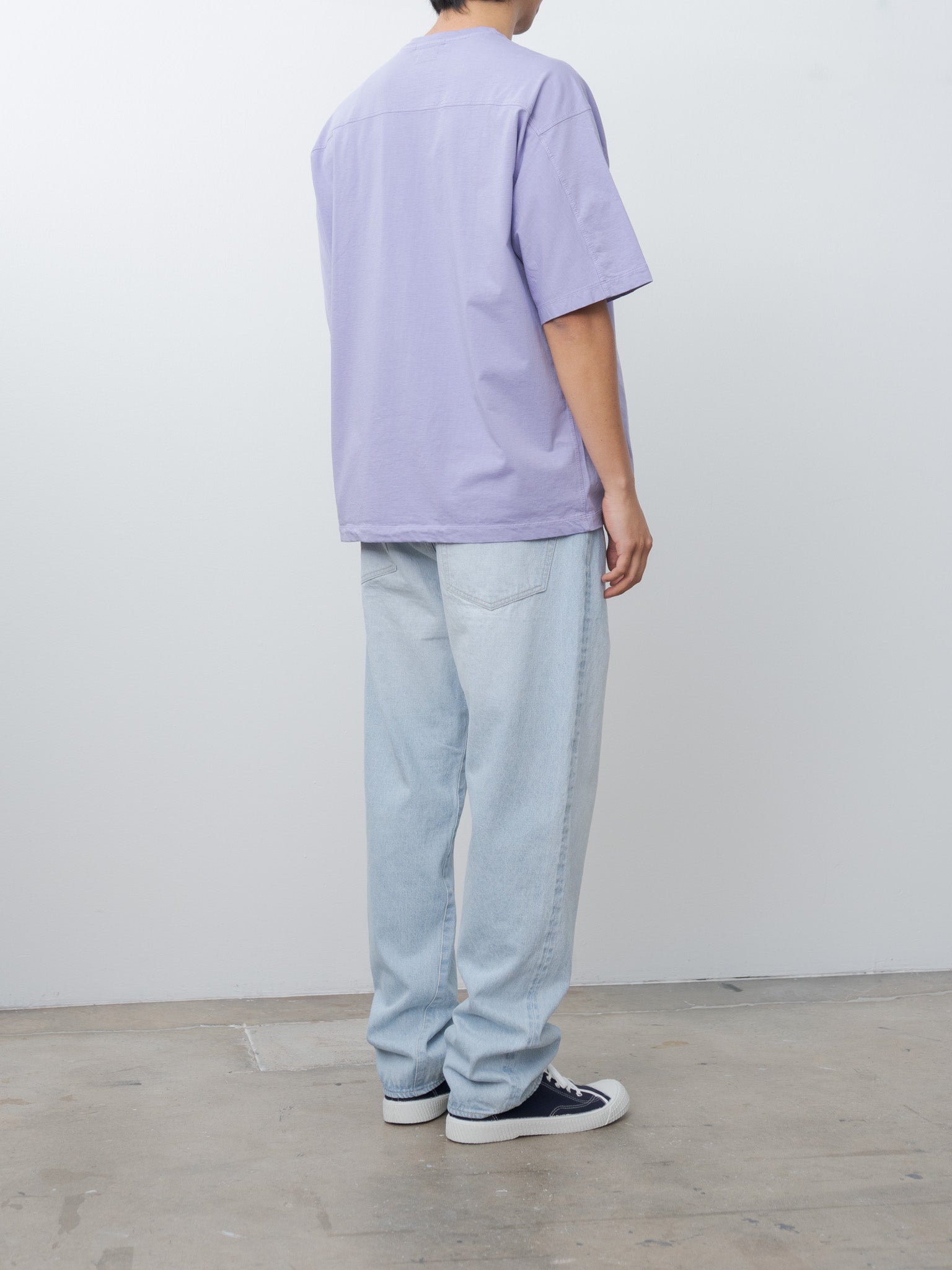 Namu Shop - Kaptain Sunshine 5P Zipper Front Denim Pants - Indigo Ice Wash