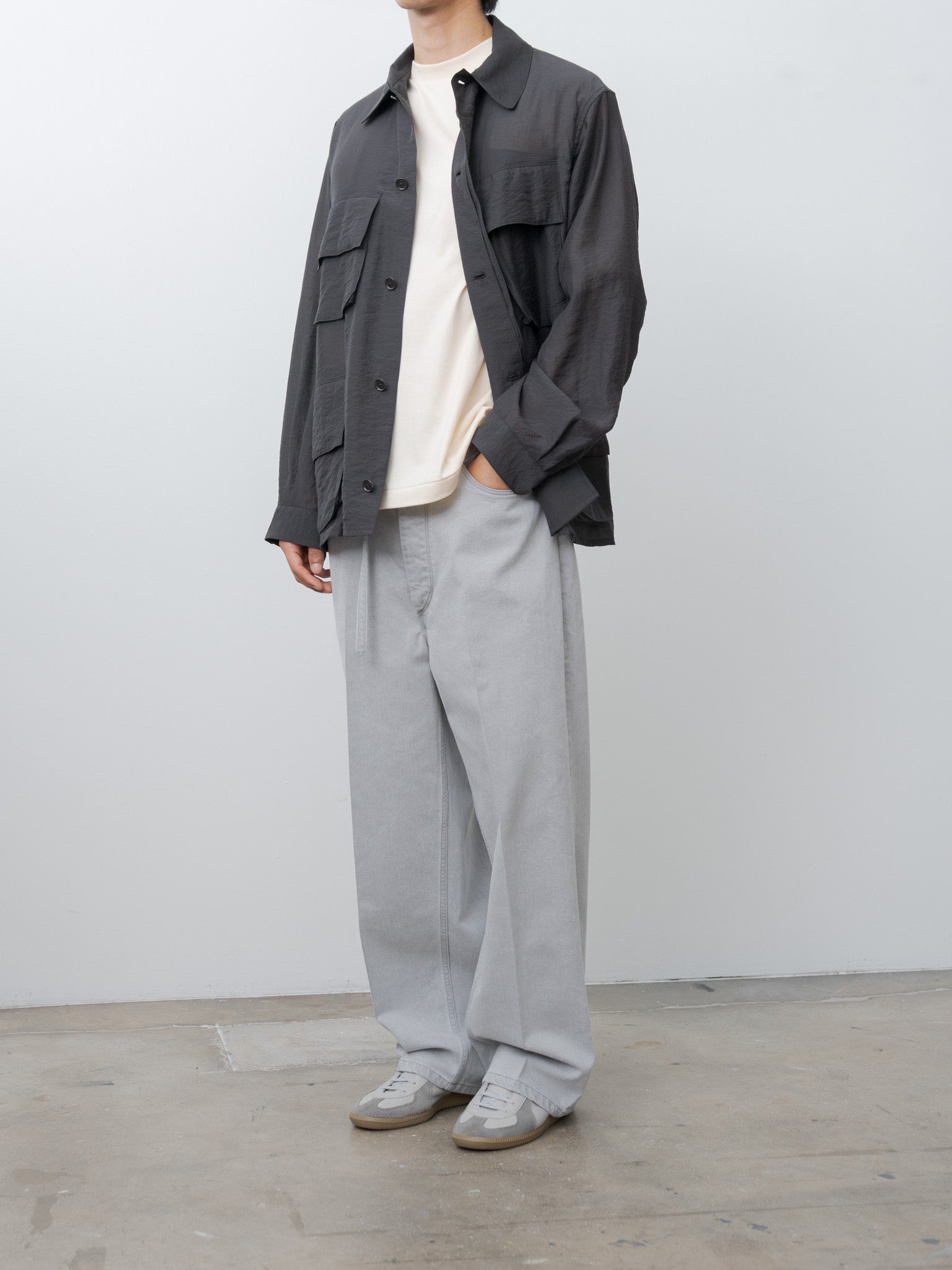 Namu Shop - Blurhms Ny-Vi-Li Beacon Jacket - Charcoal Brown