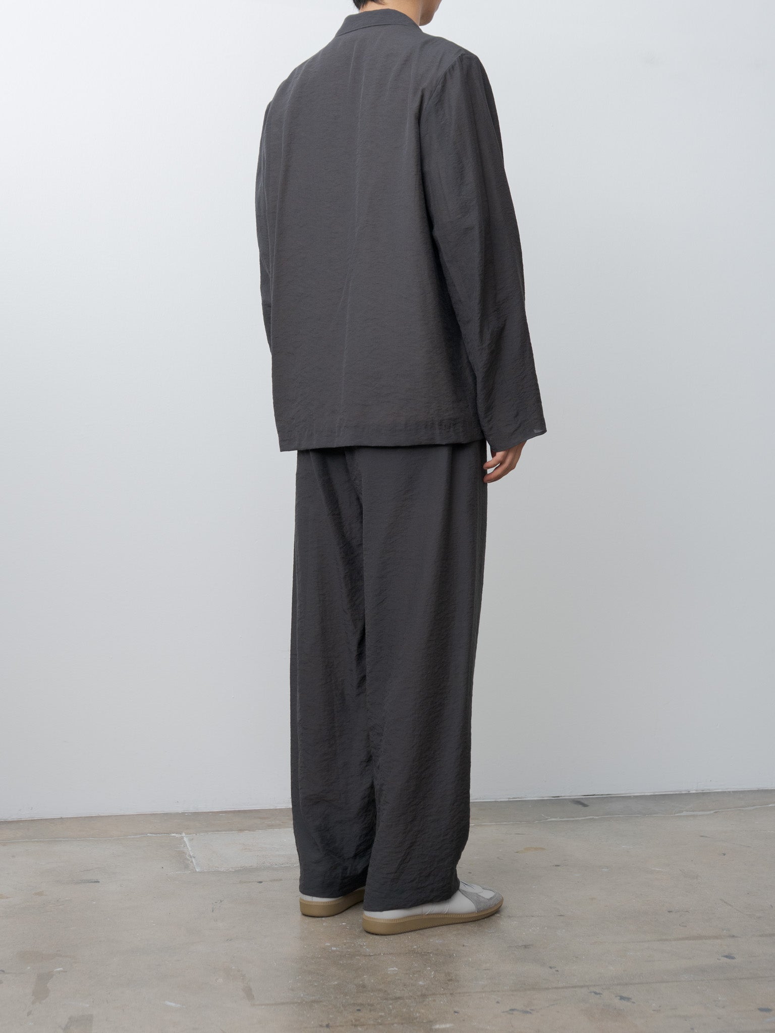 Namu Shop - Blurhms Ny-Vi-Li Side Seamless Slacks - Charcoal Brown