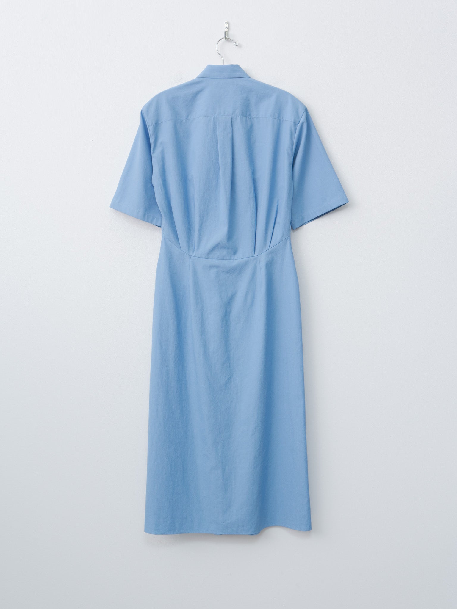 Namu Shop - Auralee Washed Finx Twill Shirt Dress - Blue