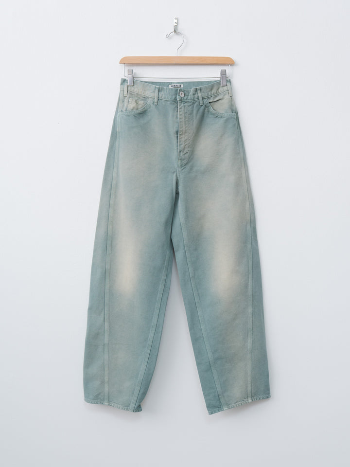 Namu Shop - Auralee Organic Cotton Duck Pants - Ash Green