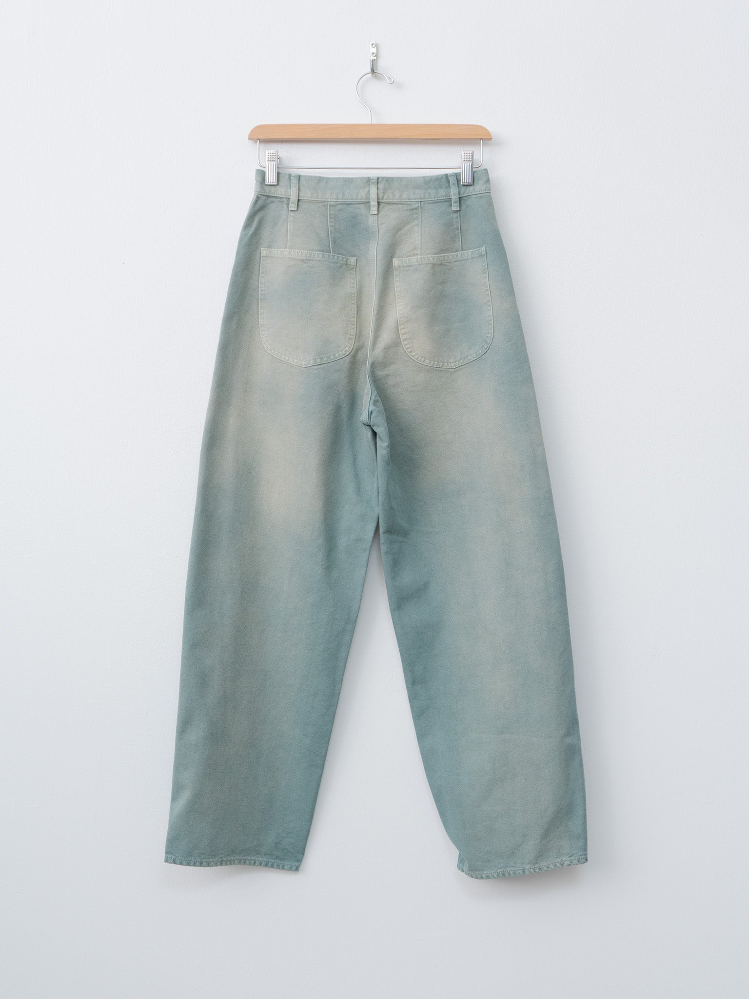 Namu Shop - Auralee Organic Cotton Duck Pants - Ash Green