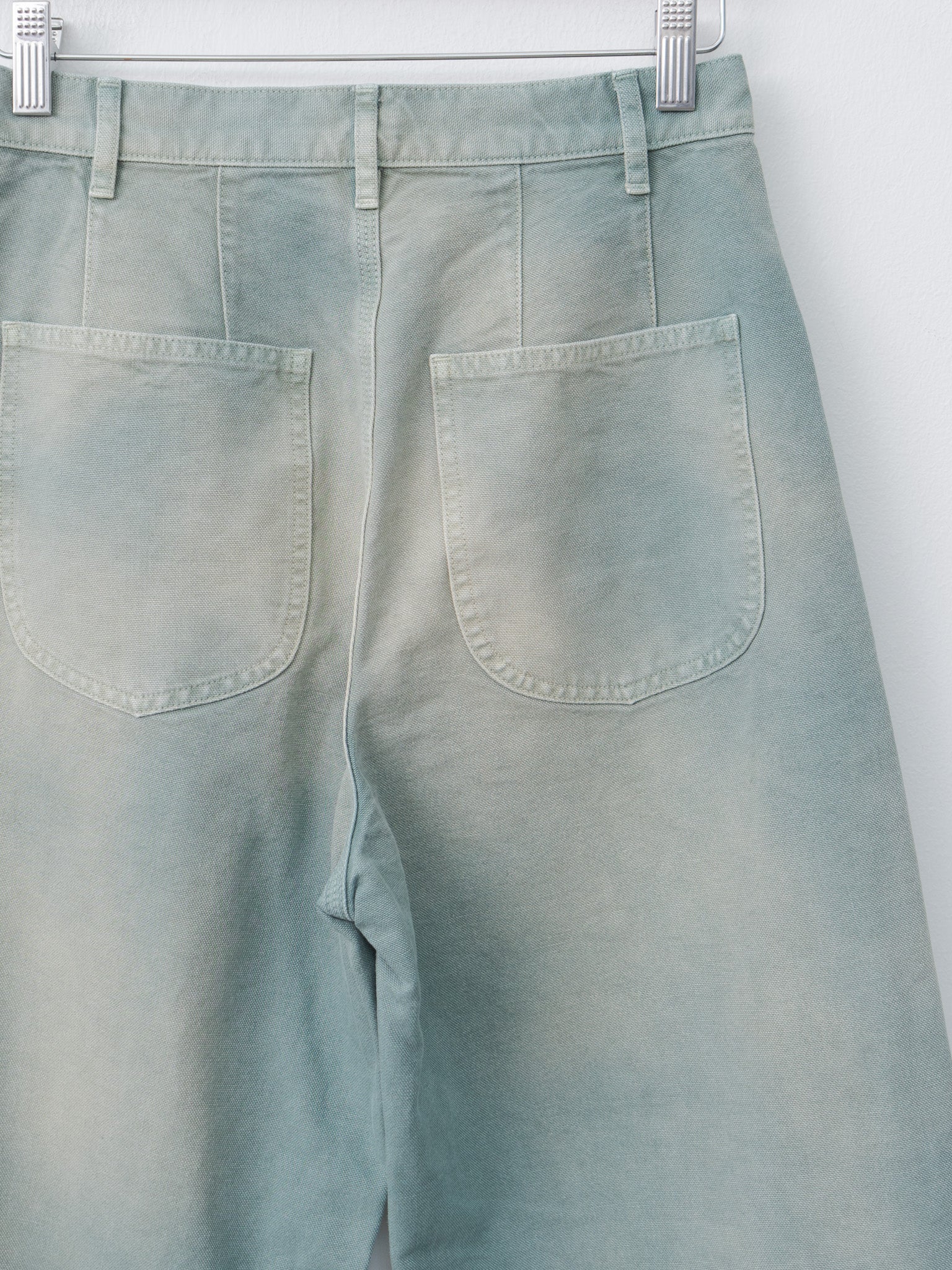Namu Shop - Auralee Organic Cotton Duck Pants - Ash Green