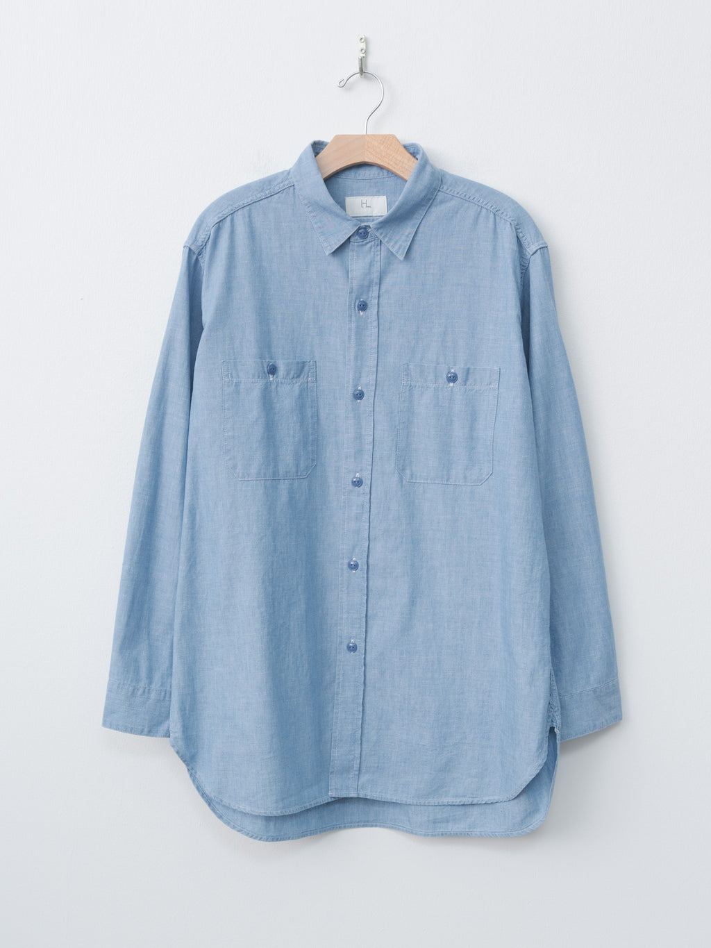 Namu Shop - Herill U.S.N Chambray Shirt - Indigo