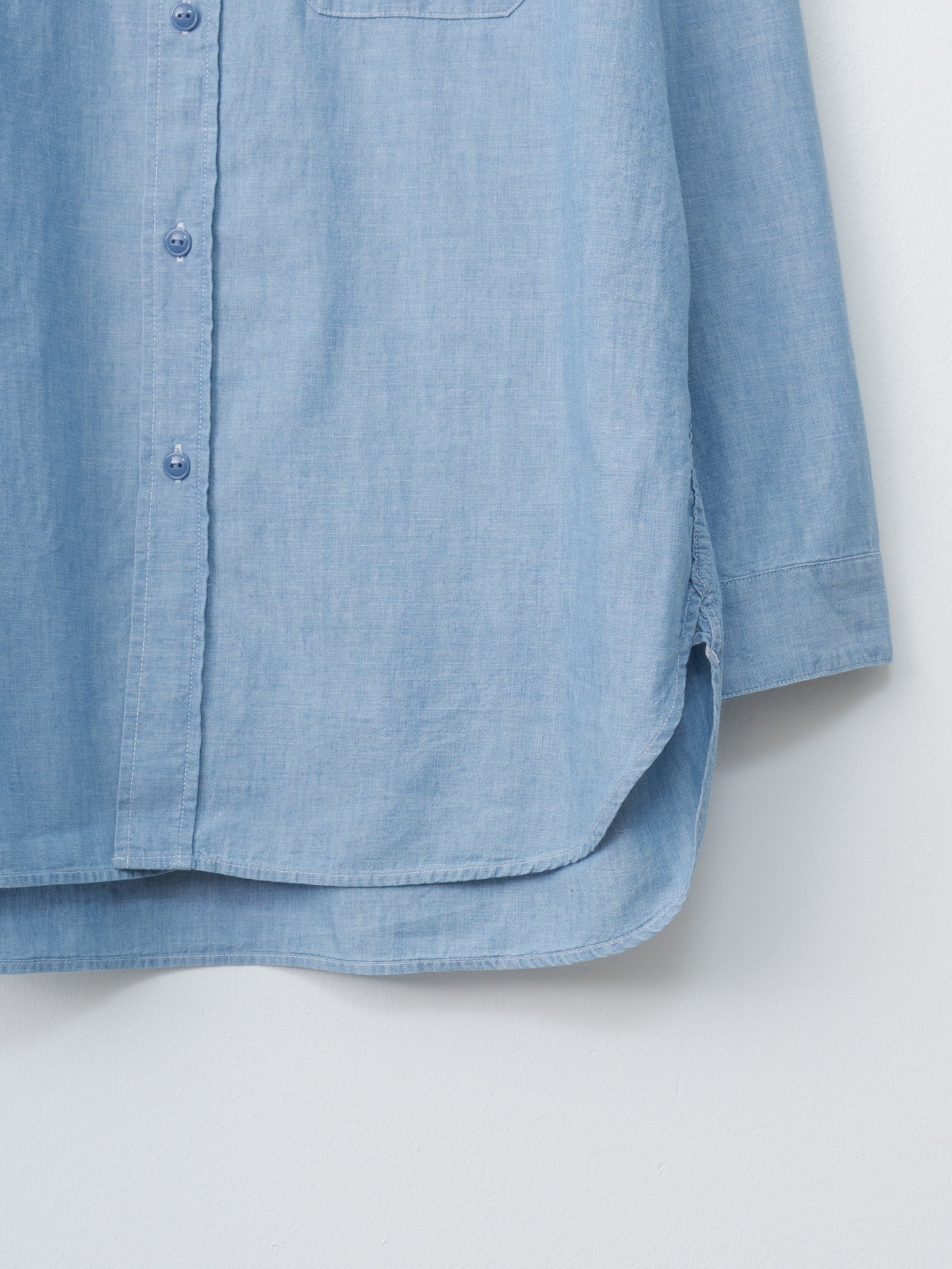 Namu Shop - Herill U.S.N Chambray Shirt - Indigo